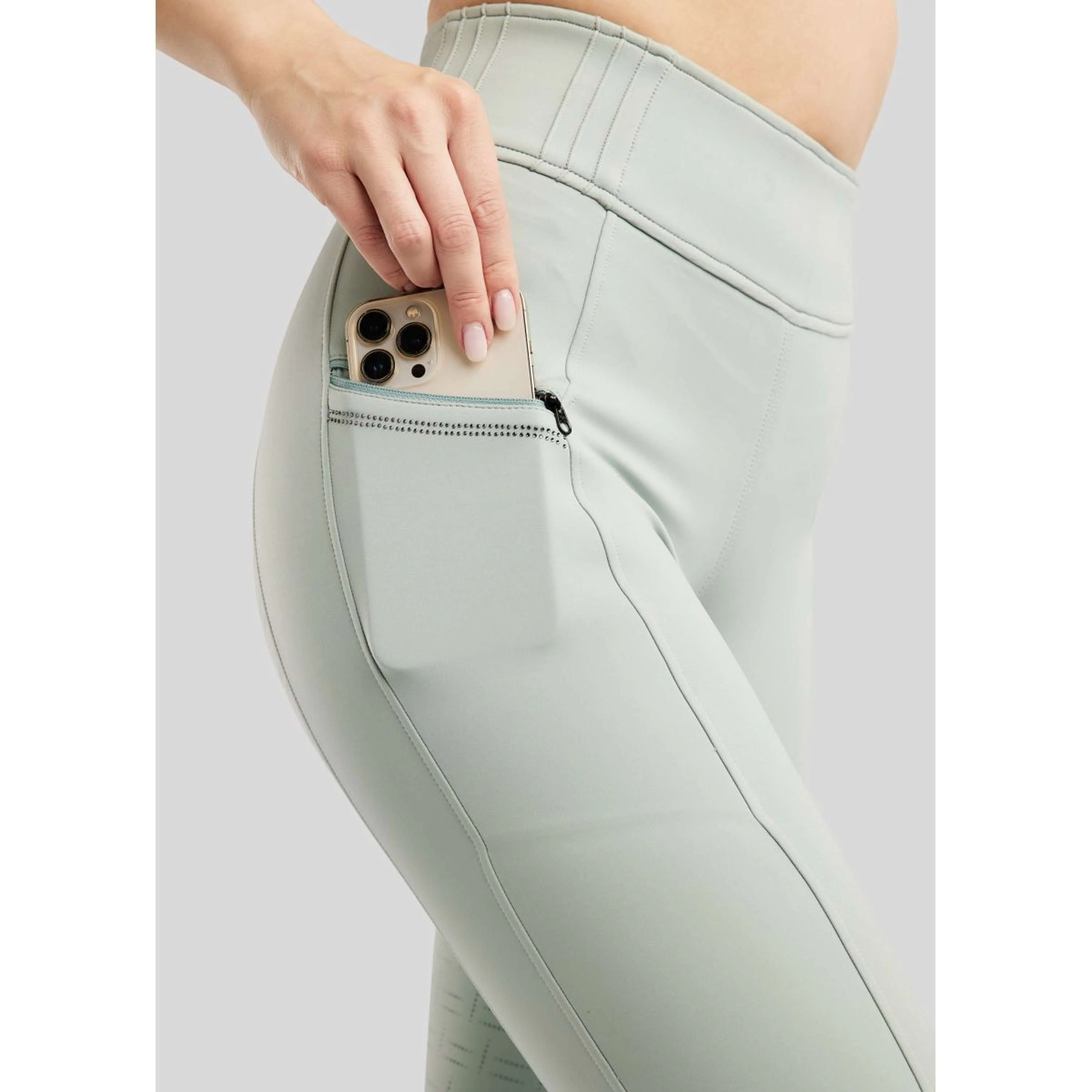 Montar Leggings da Equitazione MoPearl Pintuck Full Grip Torino - Image 5