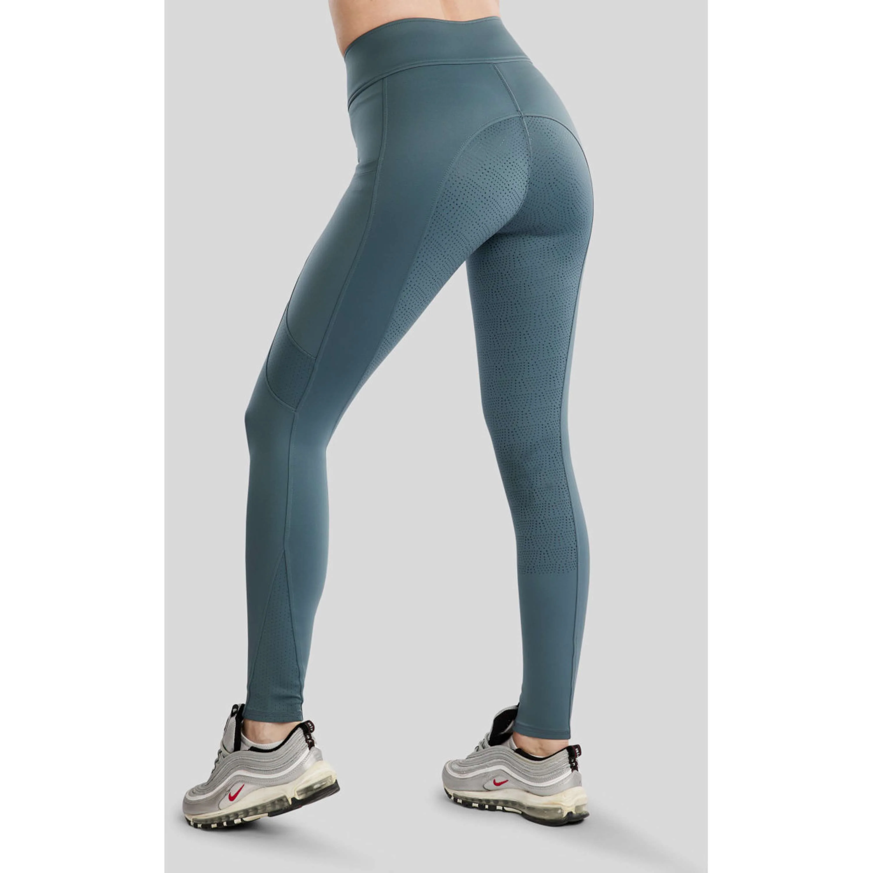 Montar Leggings da Equitazione MoTilley Full Grip Dark Slate - Image 2