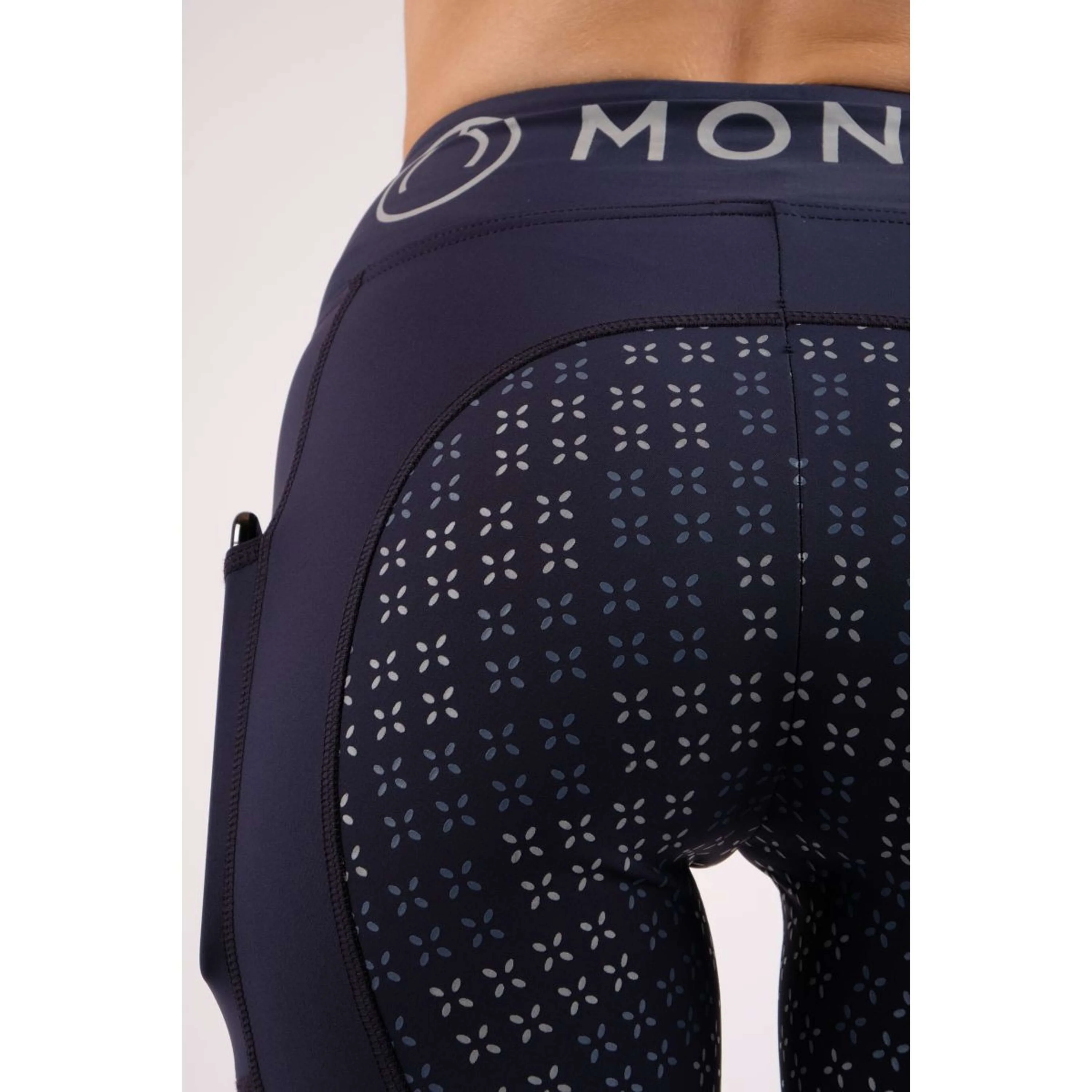 Montar Leggings da Equitazione Selena Pull On FullGrip Navy - Image 5