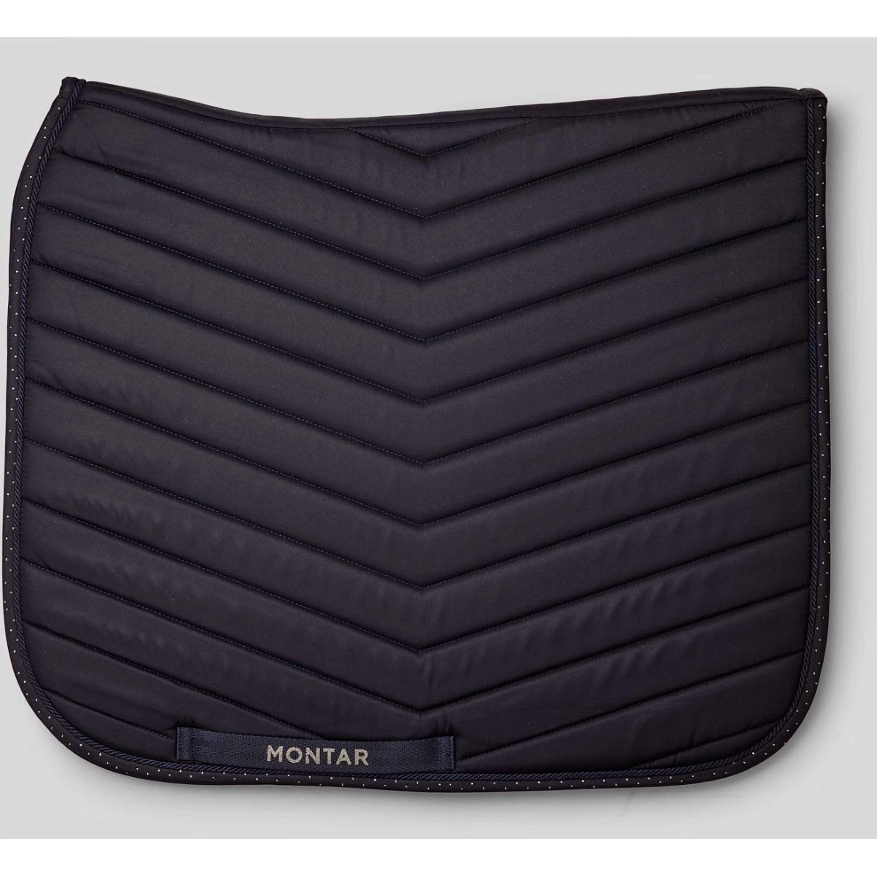 Montar Sottosella Fair Gun Metal Crystals Dressage Navy