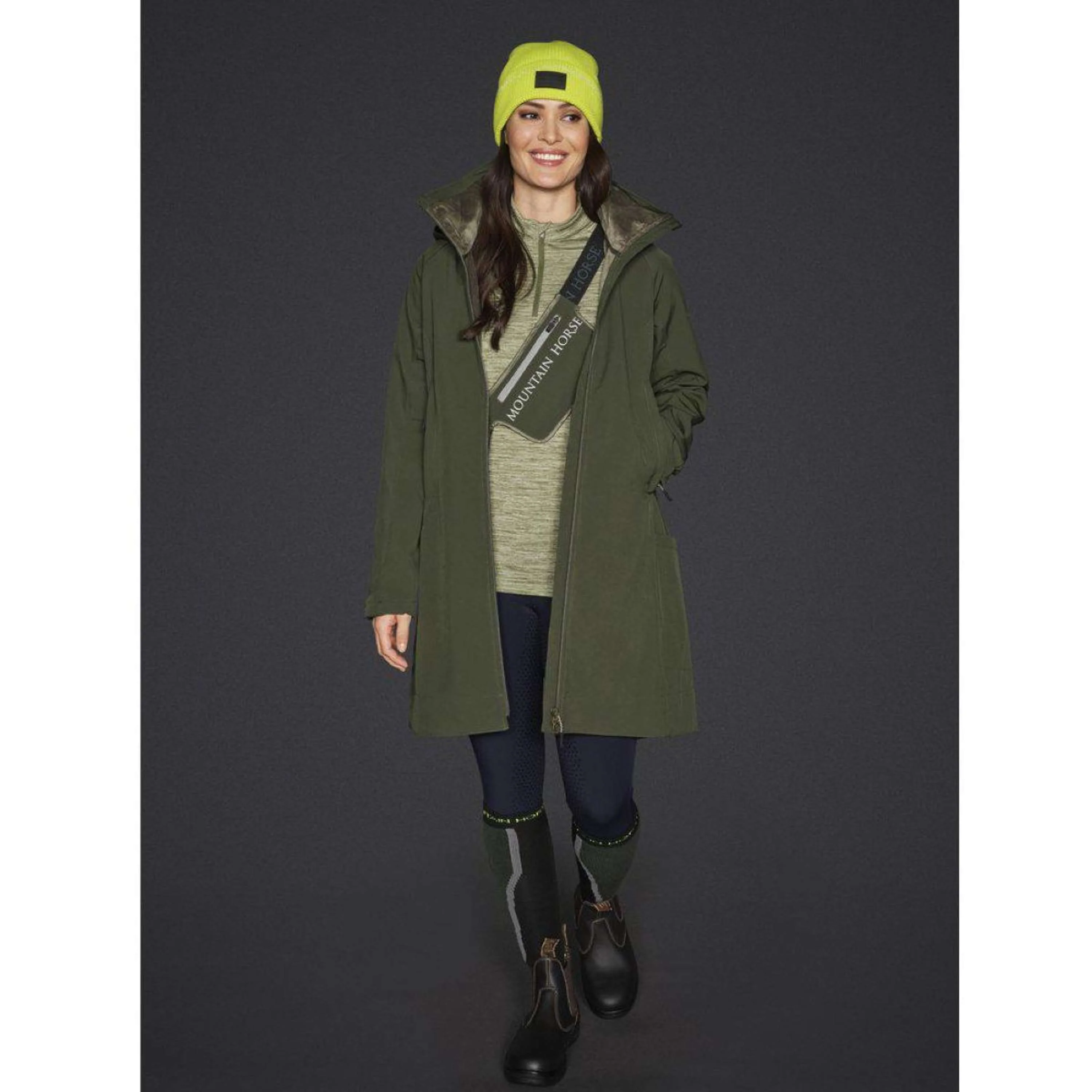 Mountain Horse Giacca Stella Softshell Lang Verde - Image 3