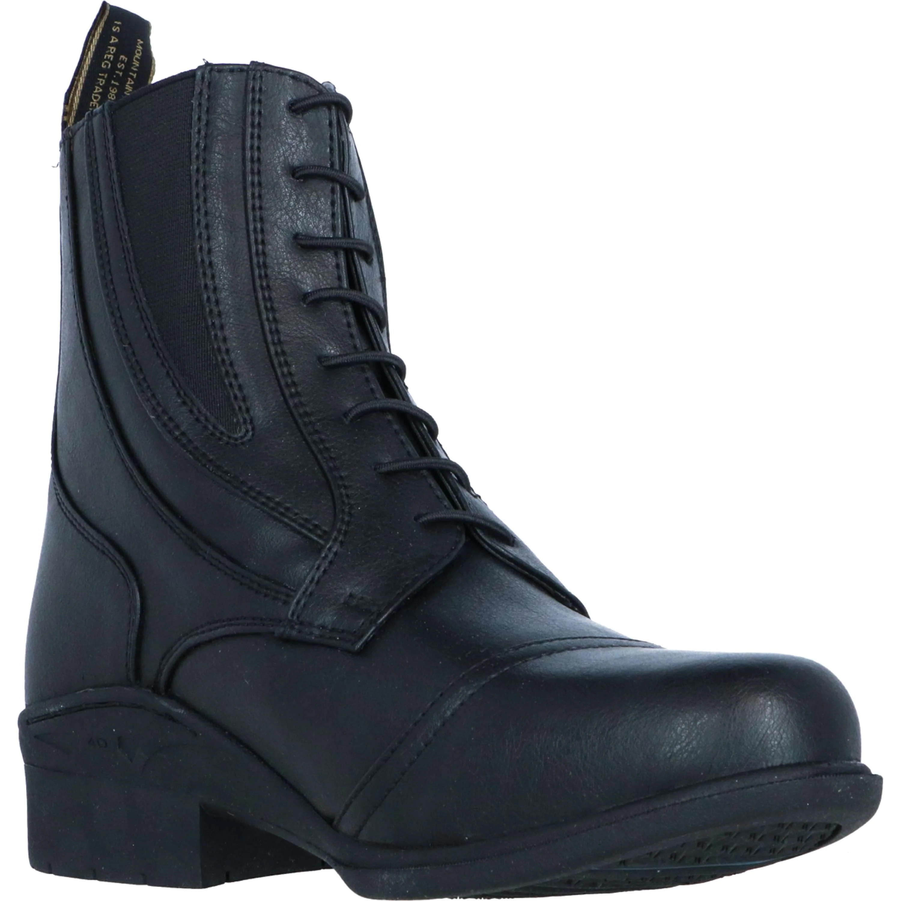Mountain Horse Stivaletto Veganza Side Zip Paddock Nero - Image 7