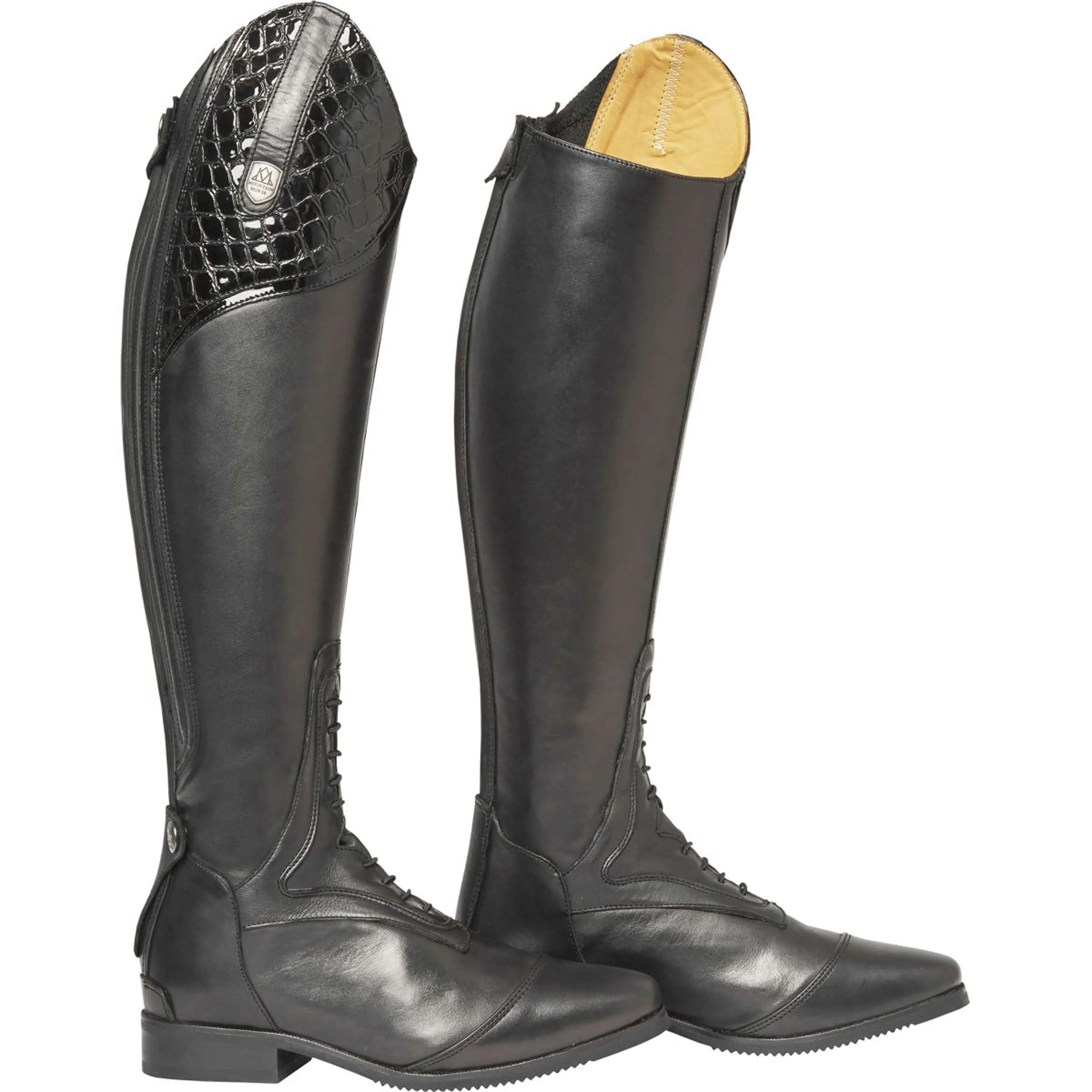 Mountain Horse Stivali da Equitazione Sovereign LUX Regolare Nero