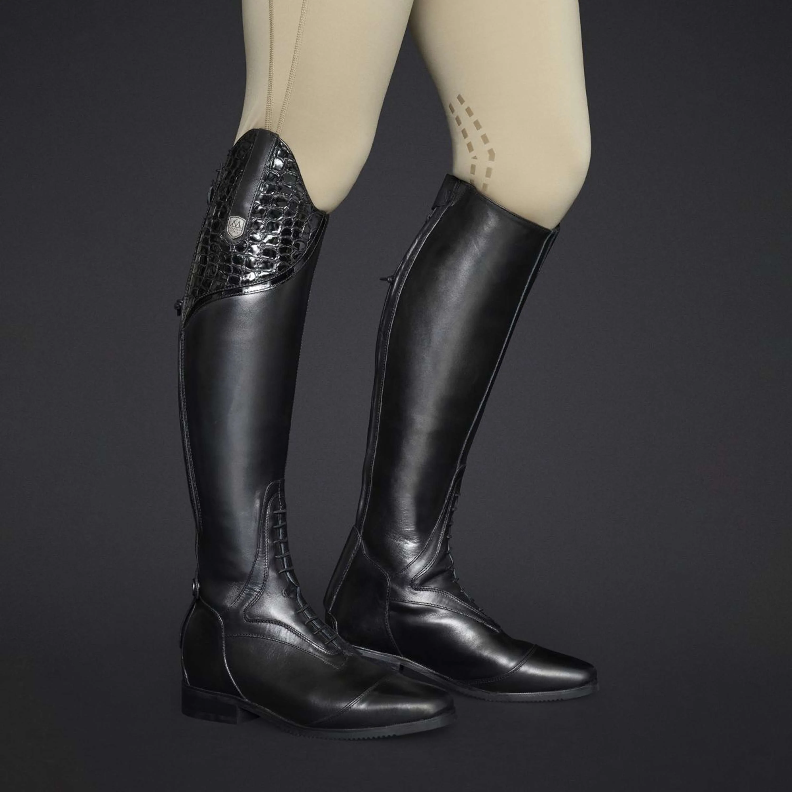 Mountain Horse Stivali da Equitazione Sovereign LUX Regolare Nero - Image 2