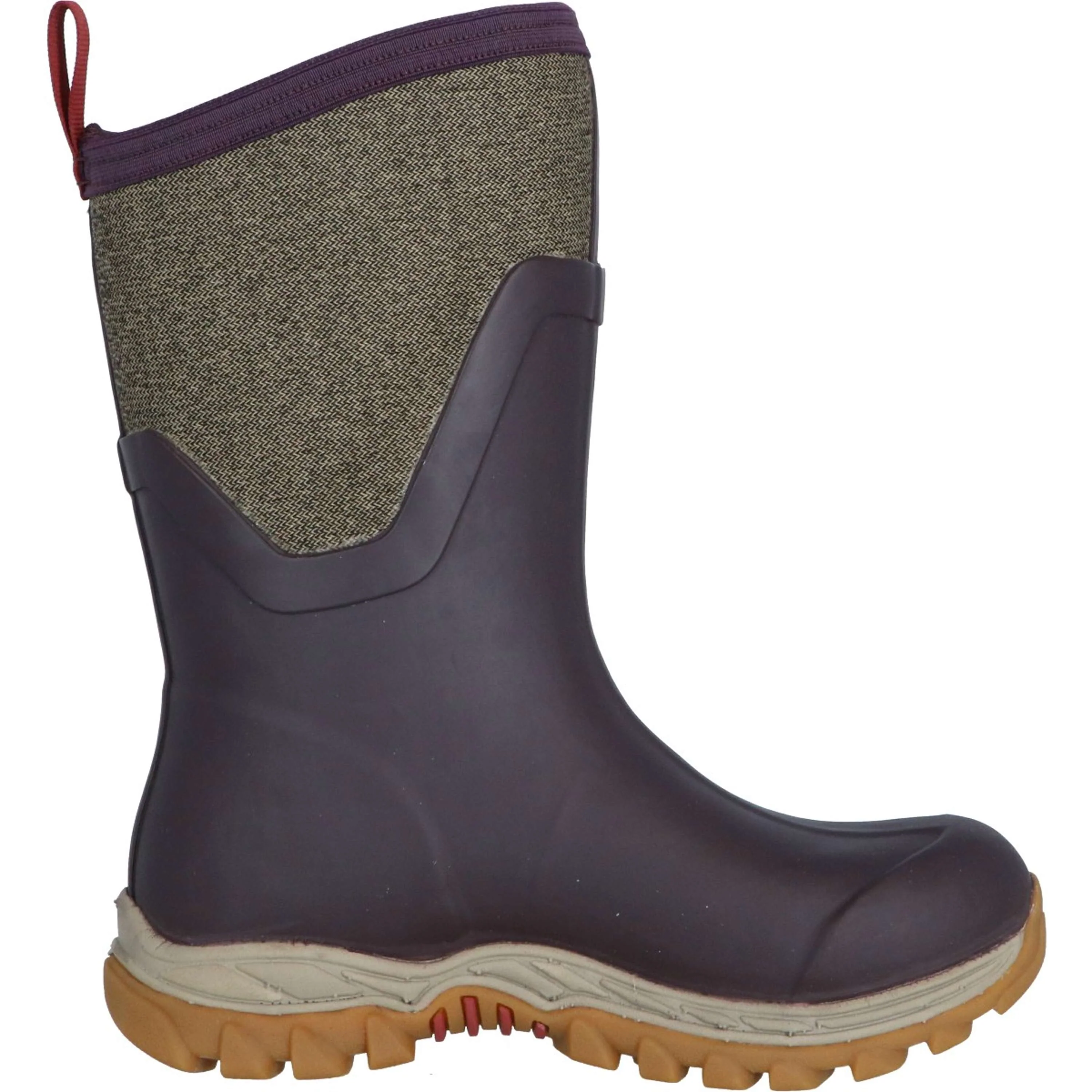 Muck Boot Arctic Sport II metà Donne Bordeaux/Tweed - Image 6