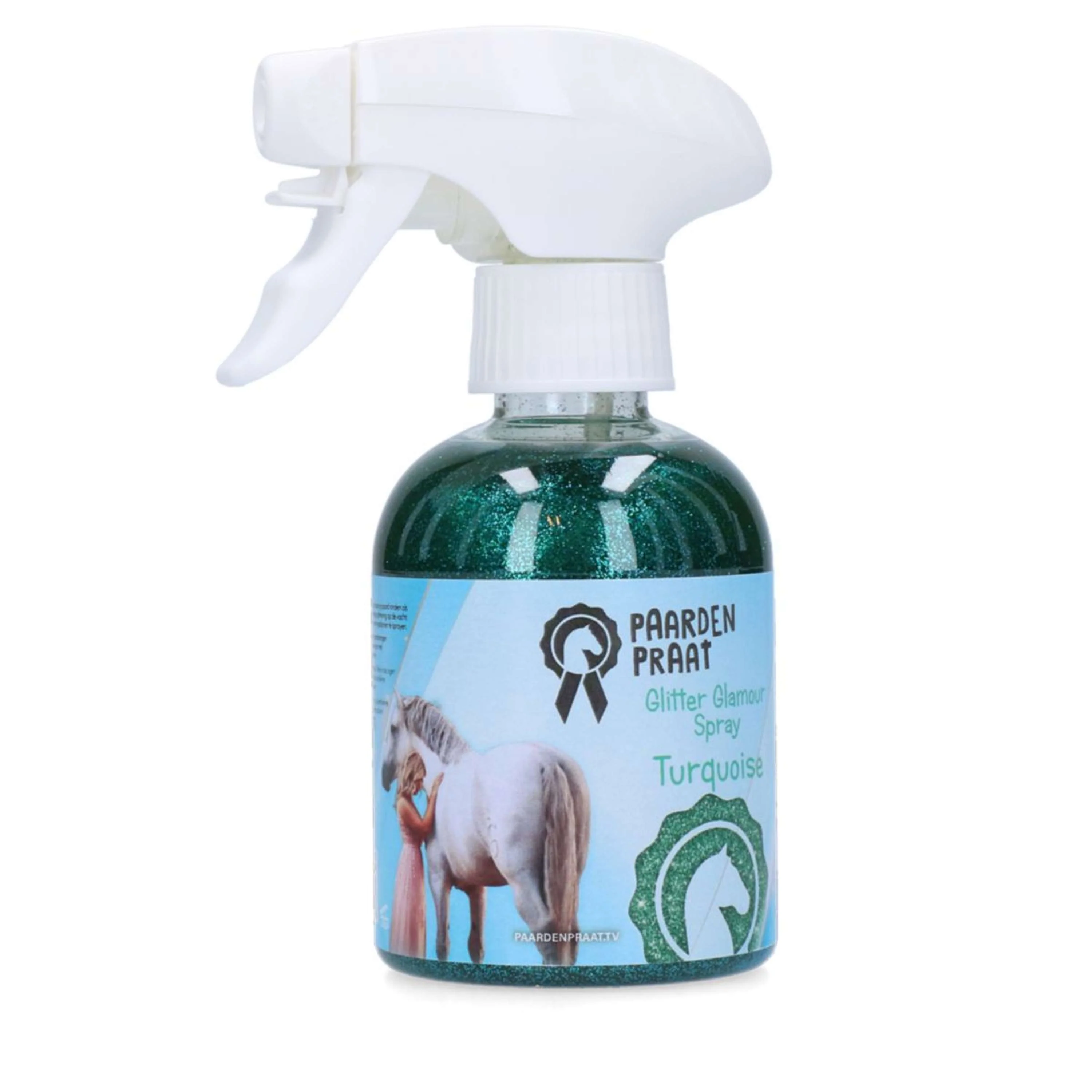 Paardenpraat Spray Glitter Glamour Turchese