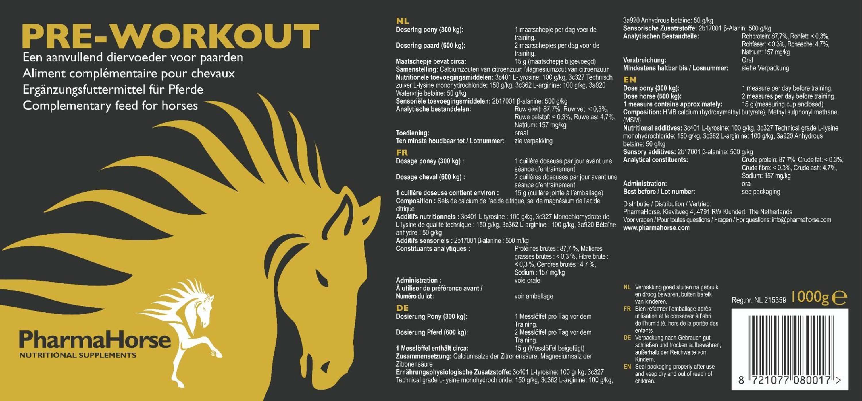 PharmaHorse Pre-Workout - Image 2