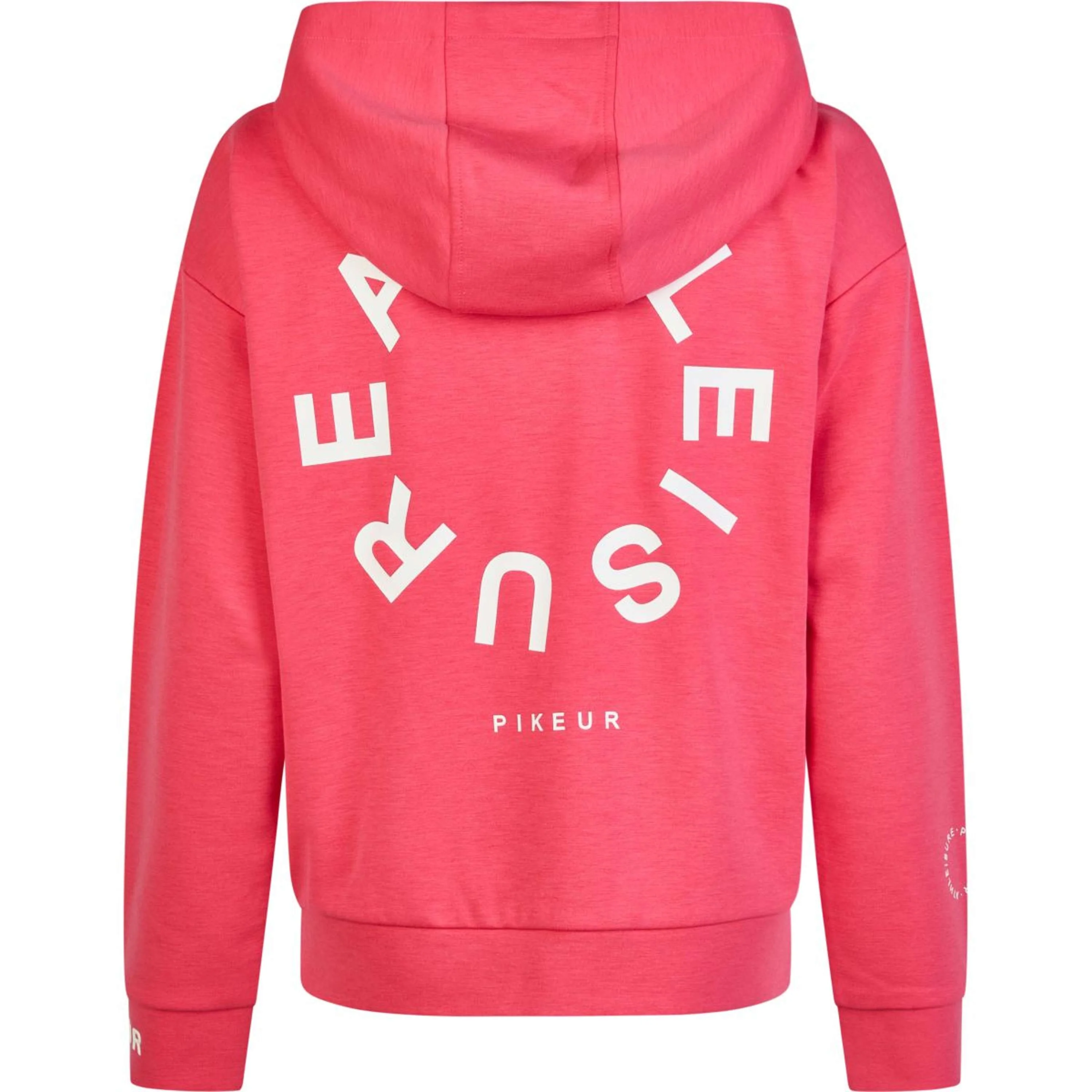 Pikeur Felpa con cappuccio e zip Athleisure SS26 Rosa lampone - Image 2