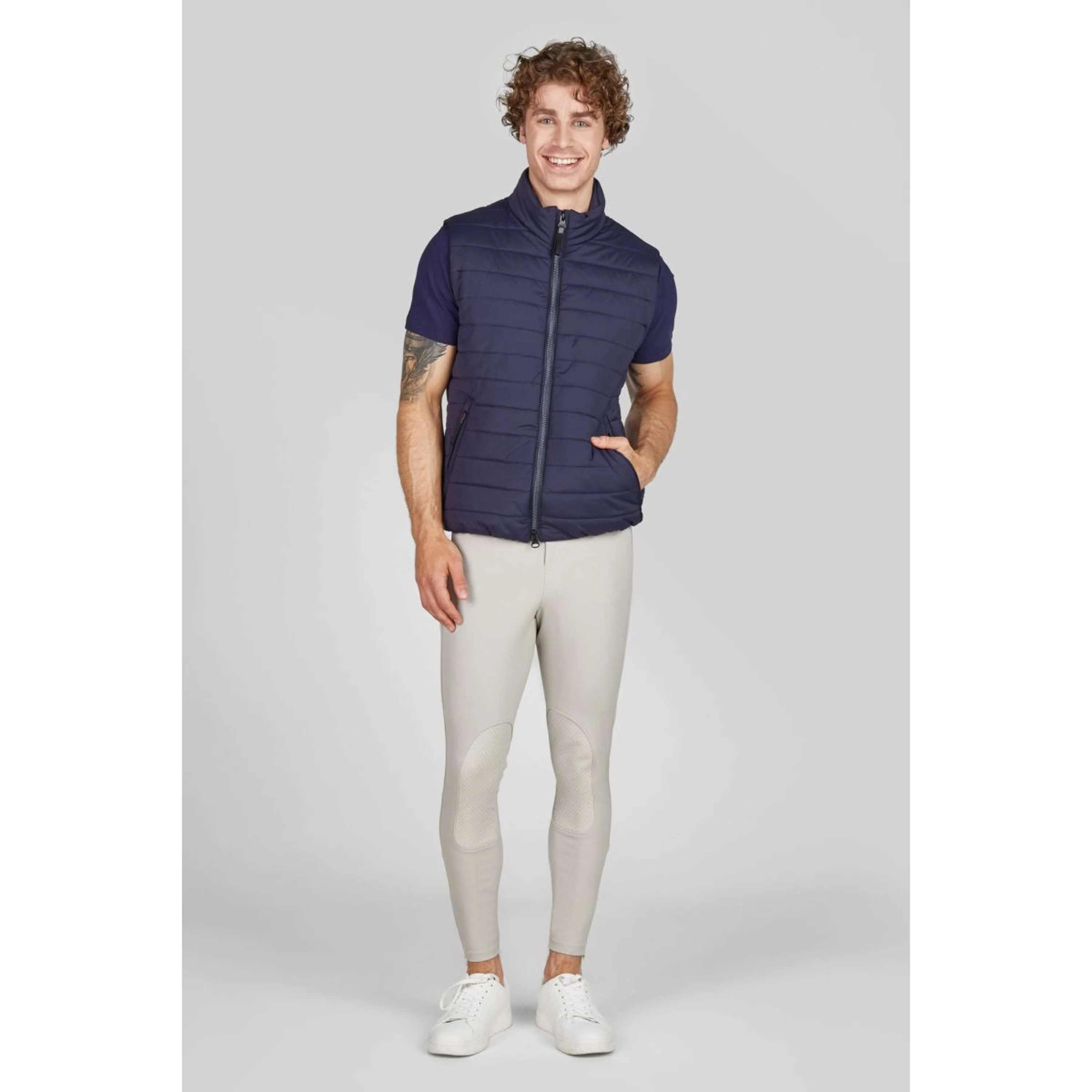 Pikeur Gilet Quilted Uomini Nightblue - Image 2