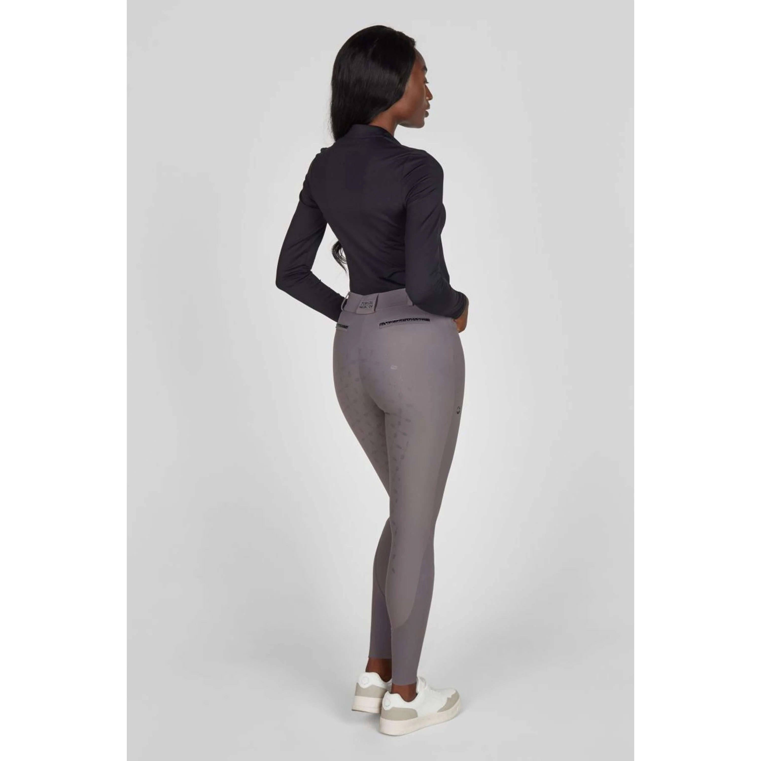 Pikeur Pantaloni da Equitazione Ceelina SD SS26 Full Grip Ash Plum - Image 2