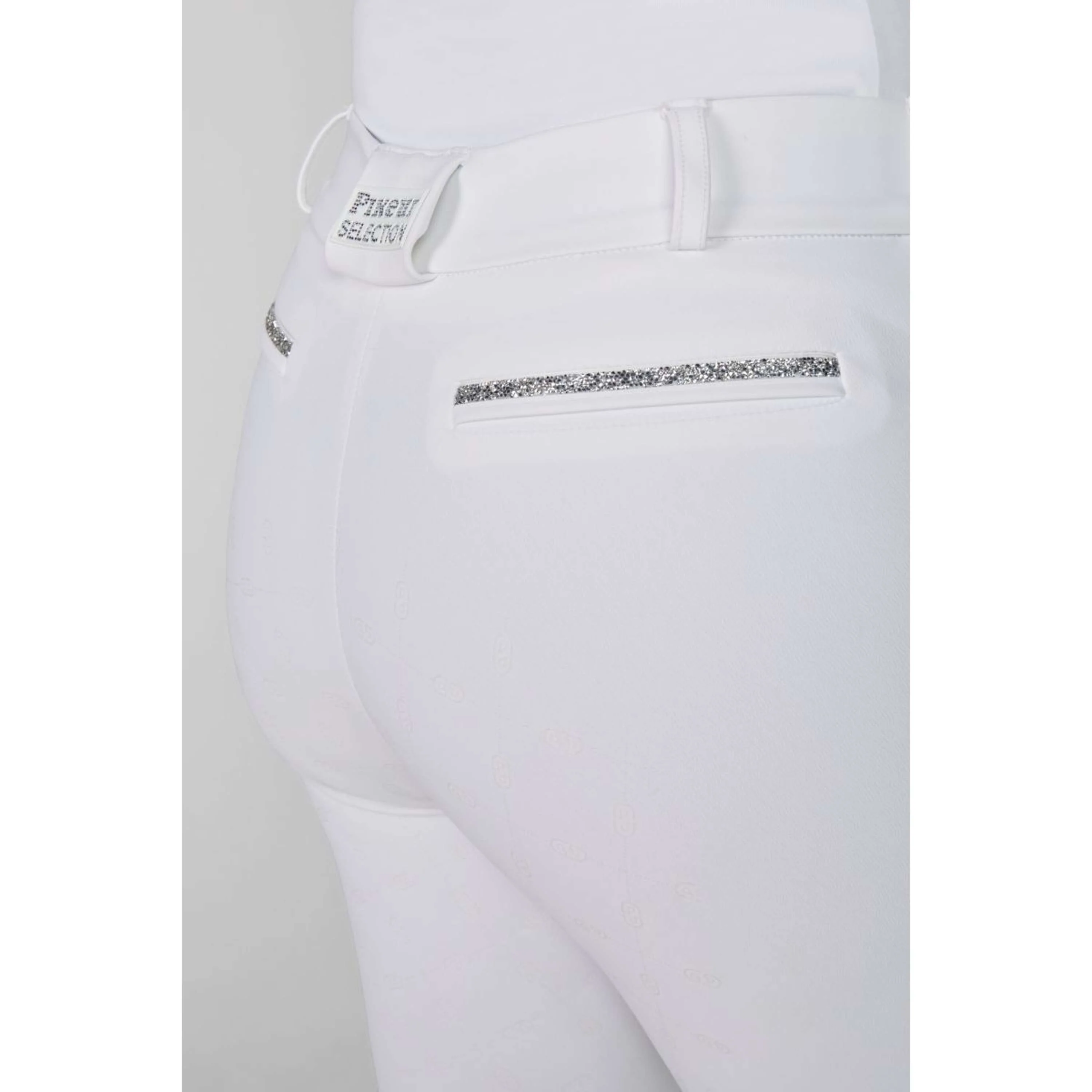 Pikeur Pantaloni da Equitazione Ceelina SD SS26 Full Grip Bianco - Image 4