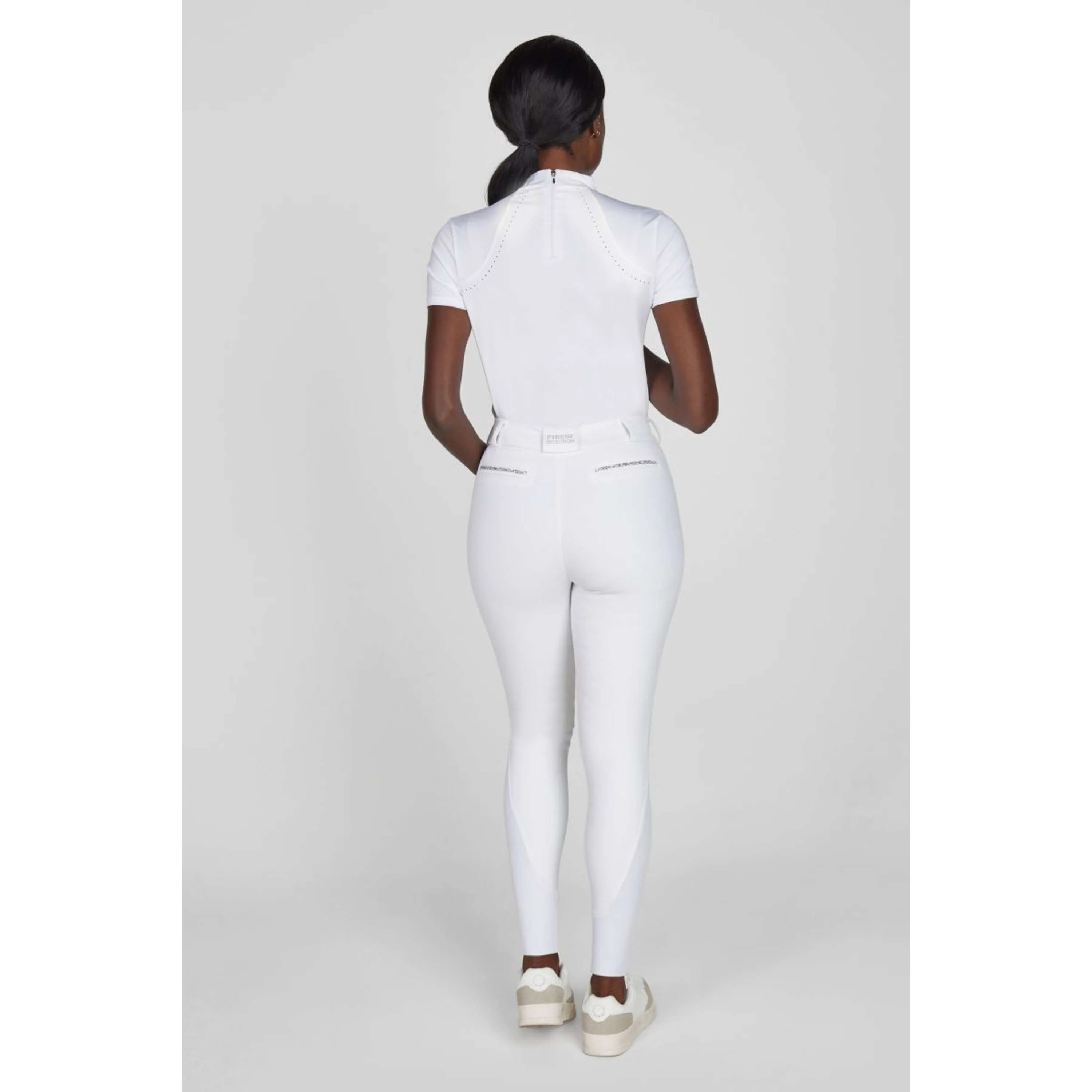Pikeur Pantaloni da Equitazione Ceelina SD SS26 Full Grip Bianco - Image 8