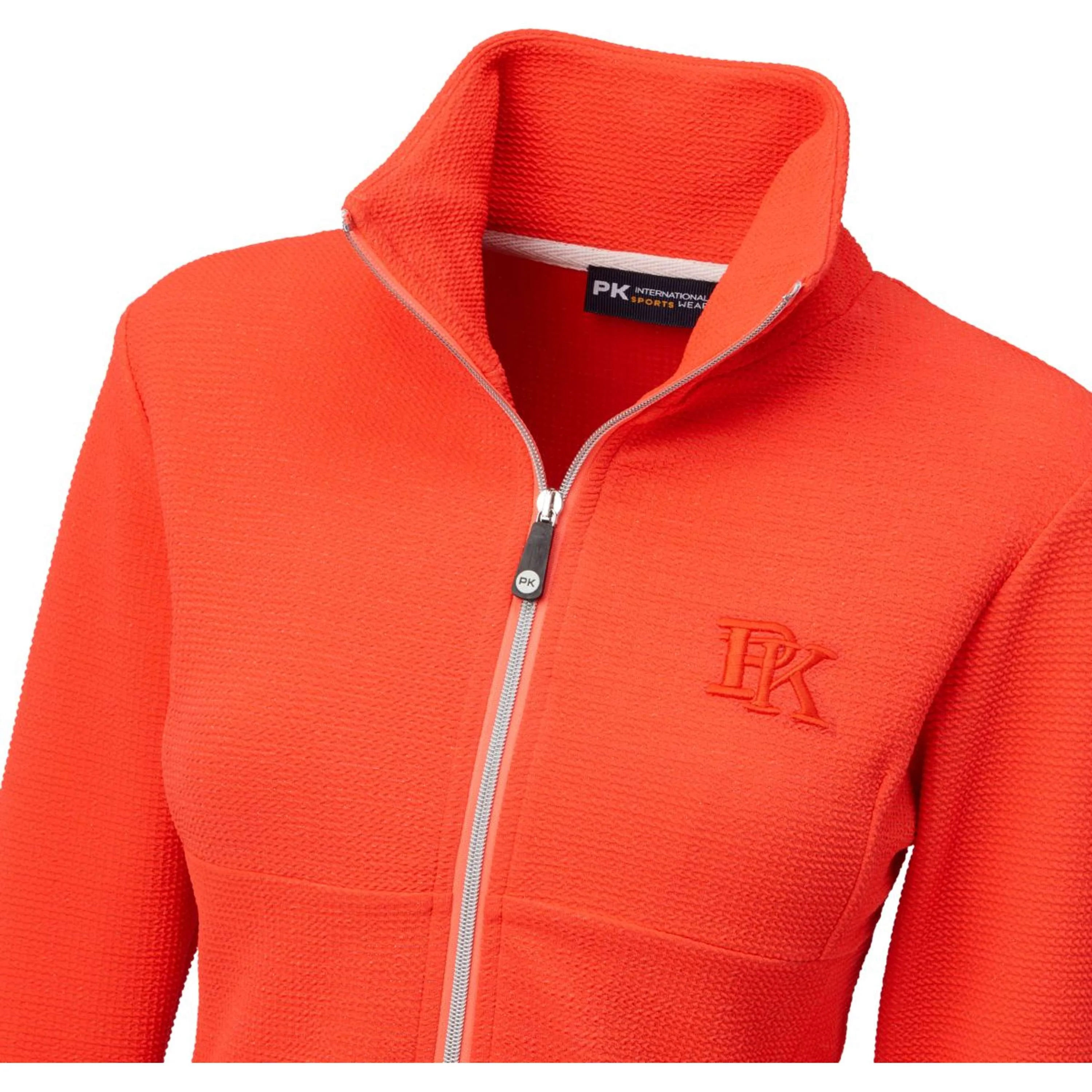 PK International Felpa con cappuccio e zip Arezzo Fluo Coral - Image 5