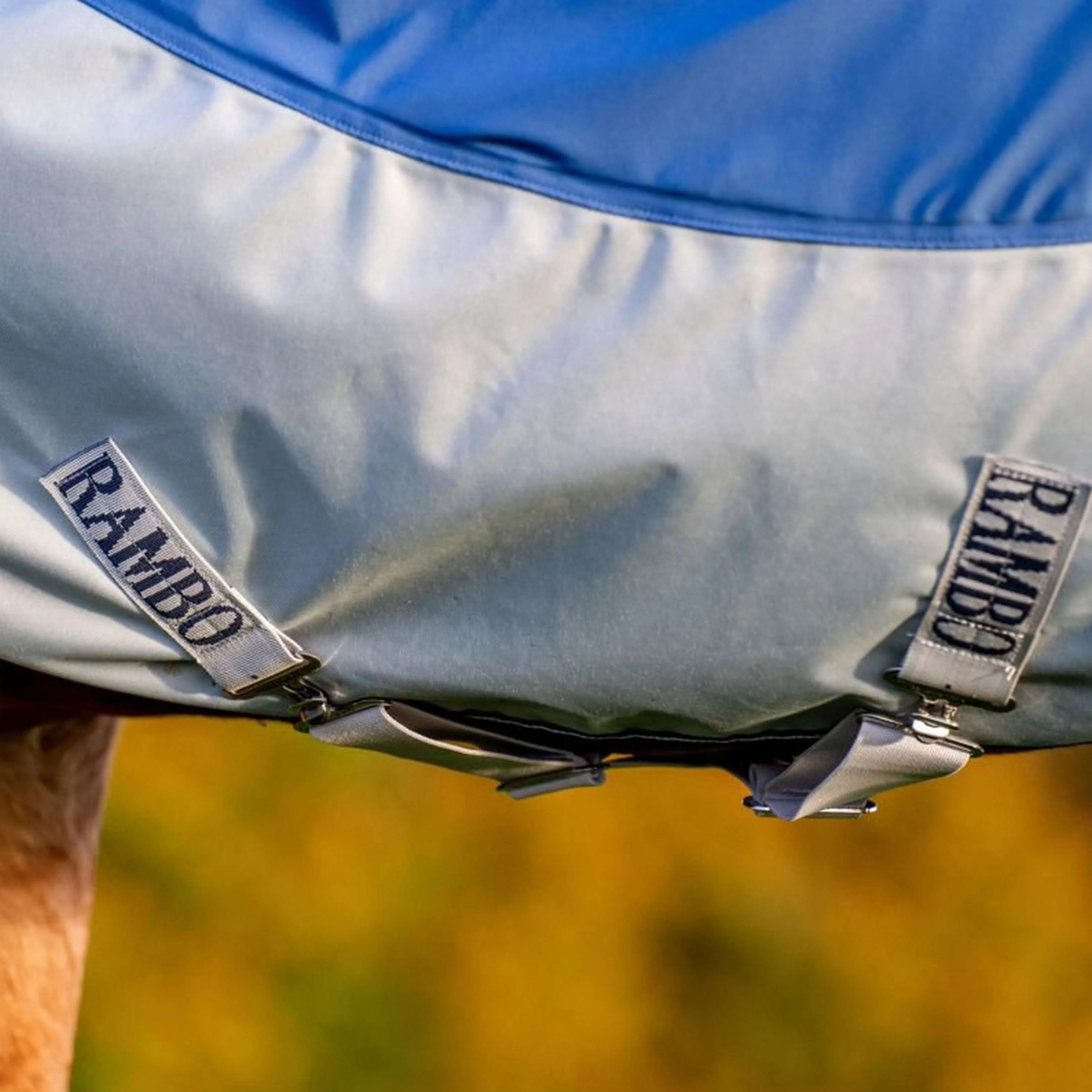 Rambo Autumn Series Turnout Punti blu scuro/grigi - Image 9