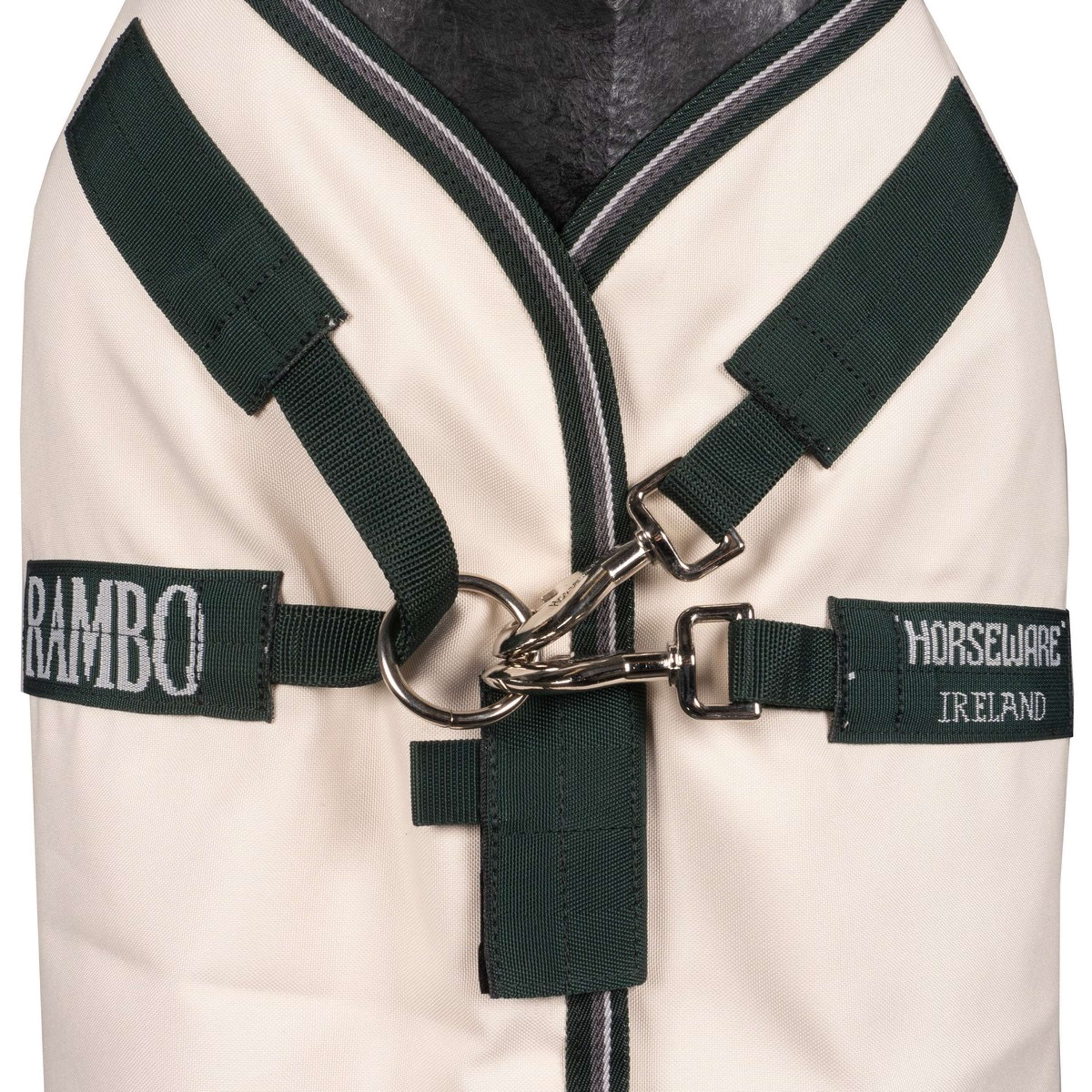 Rambo Hoody Pony Gesso/verde cacciatore/argento - Image 7
