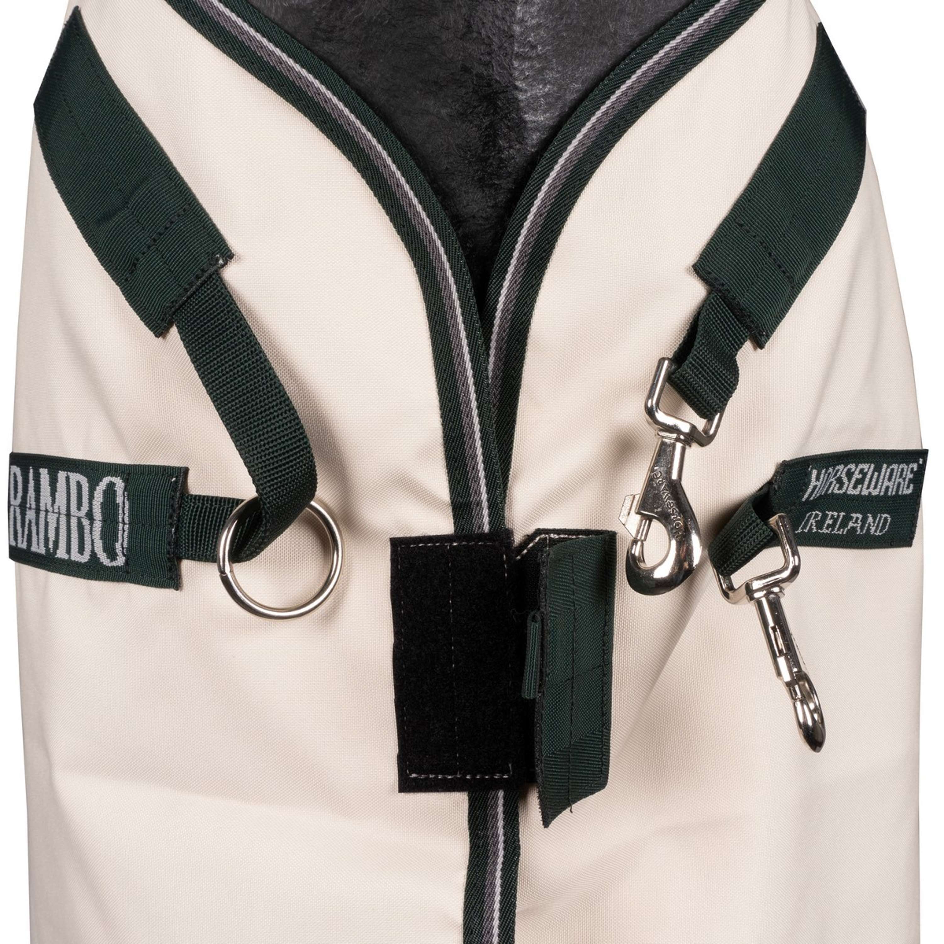 Rambo Hoody Pony Gesso/verde cacciatore/argento - Image 8