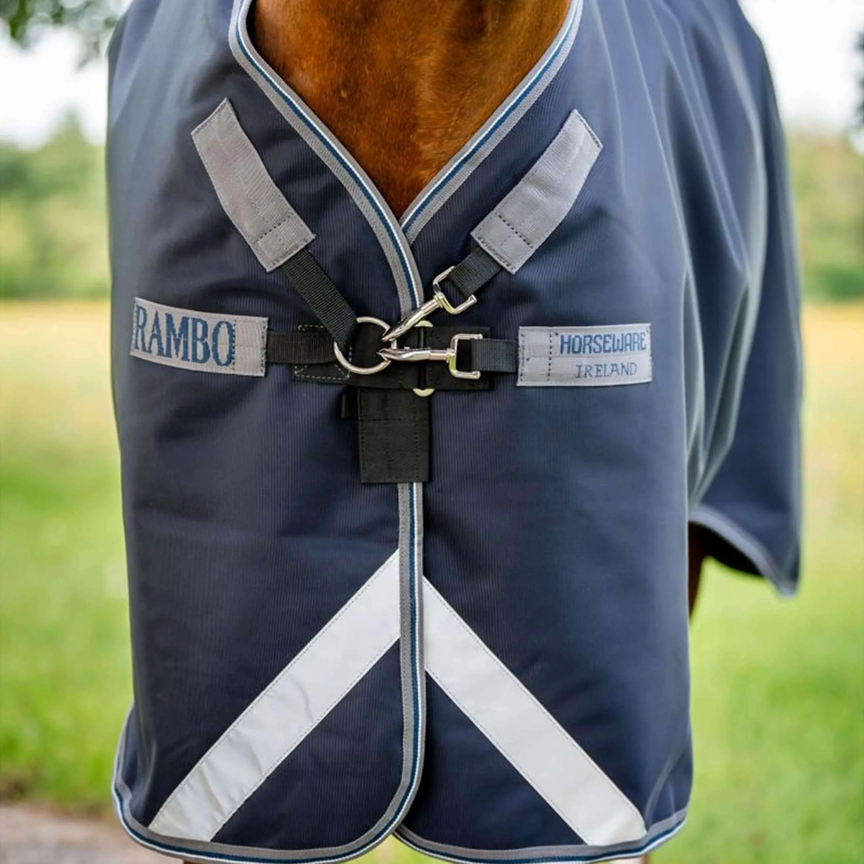 Rambo Turnout 1680D 0g Blu marino/Grigio temporale/Argento - Image 2