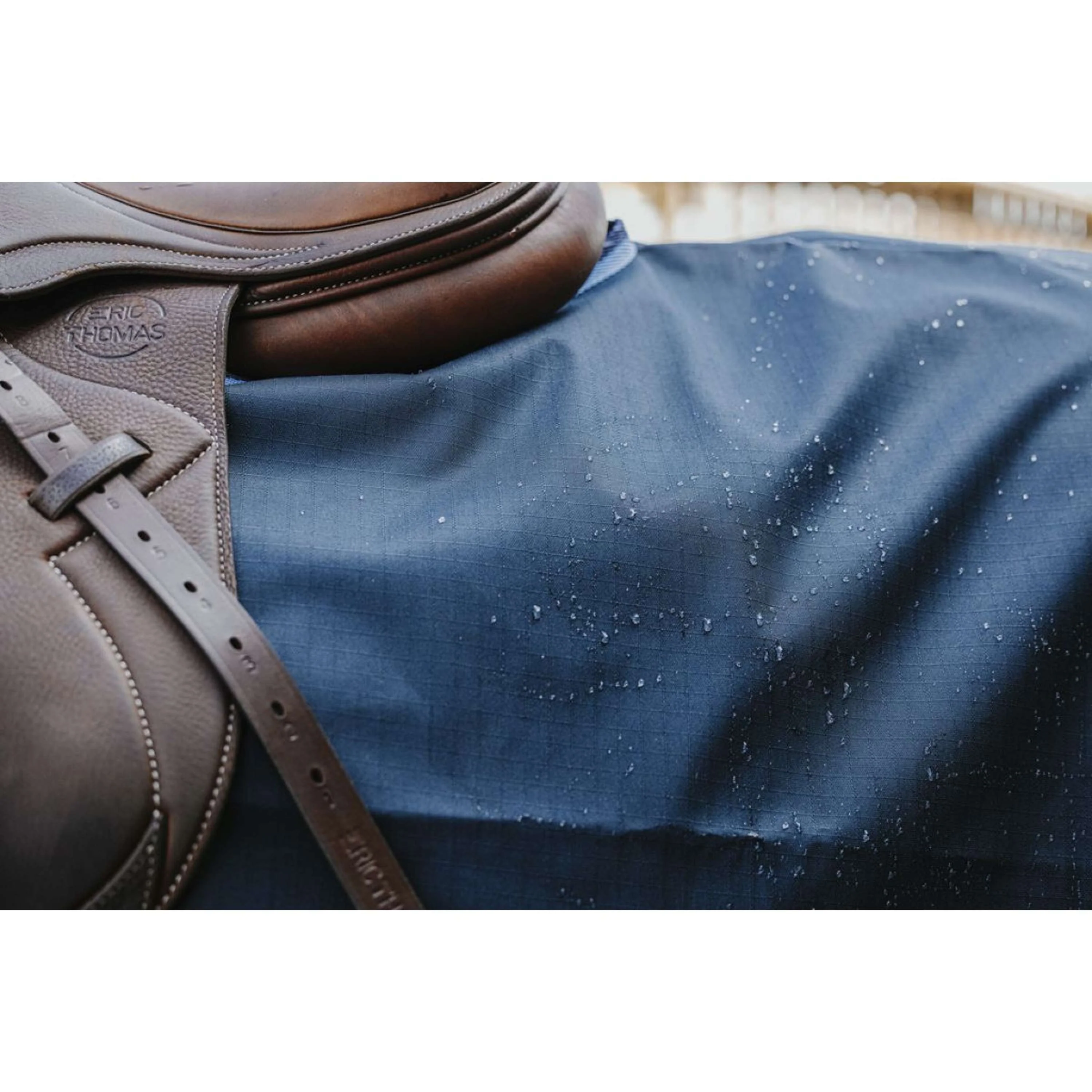 Riding World Coperta da esercizio ECO 600D Navy - Image 4