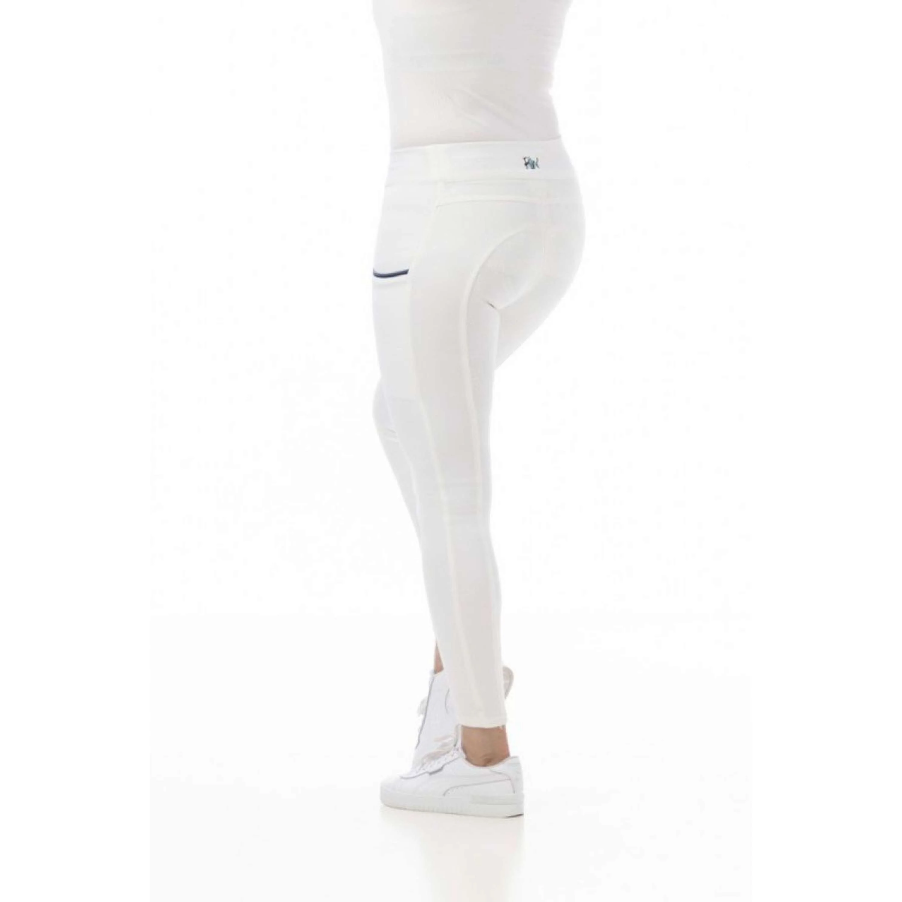Riding World Pantaloni da Equitazione Agadir Bianco - Image 4