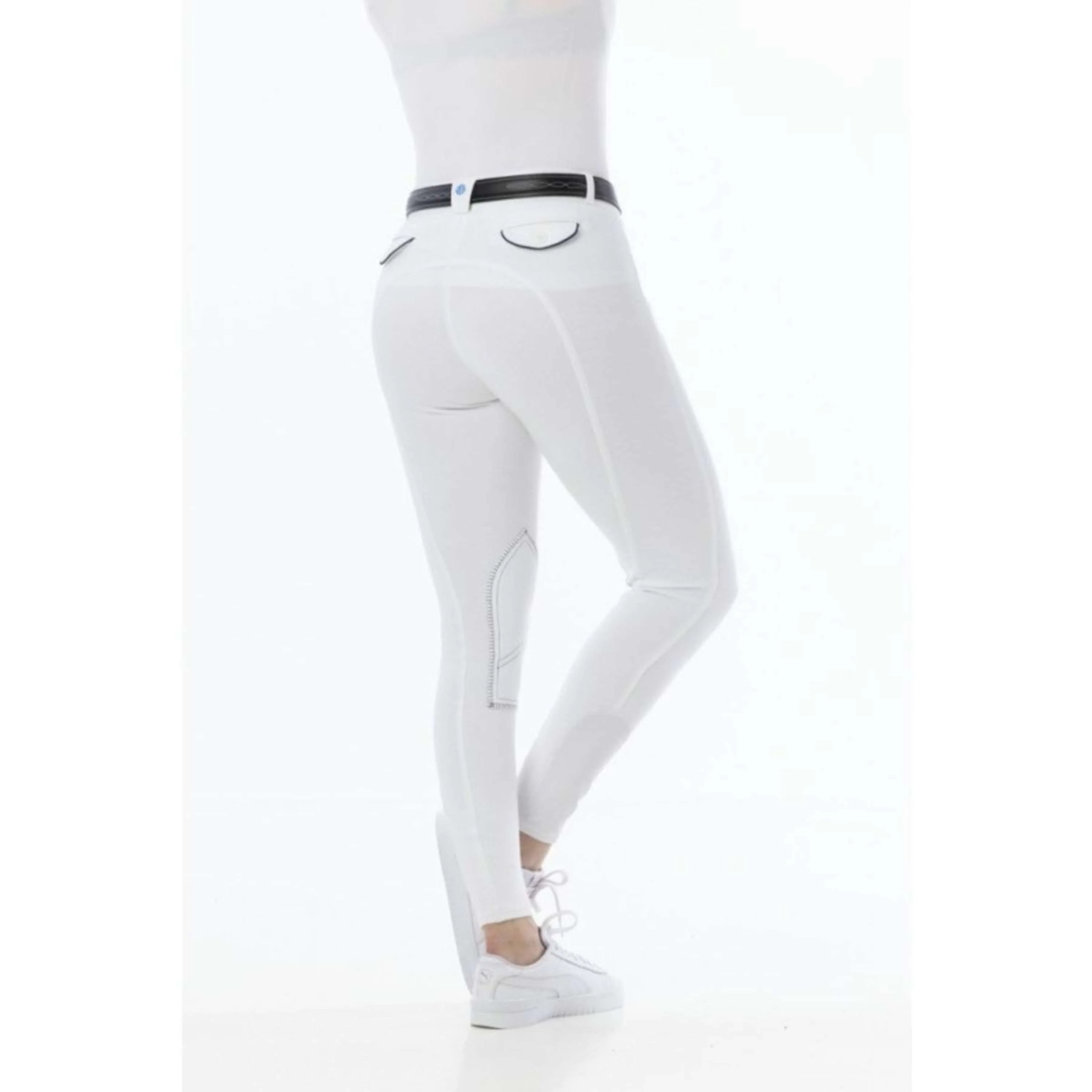 Riding World Pantaloni da Equitazione Alexandrie Bianco - Image 3