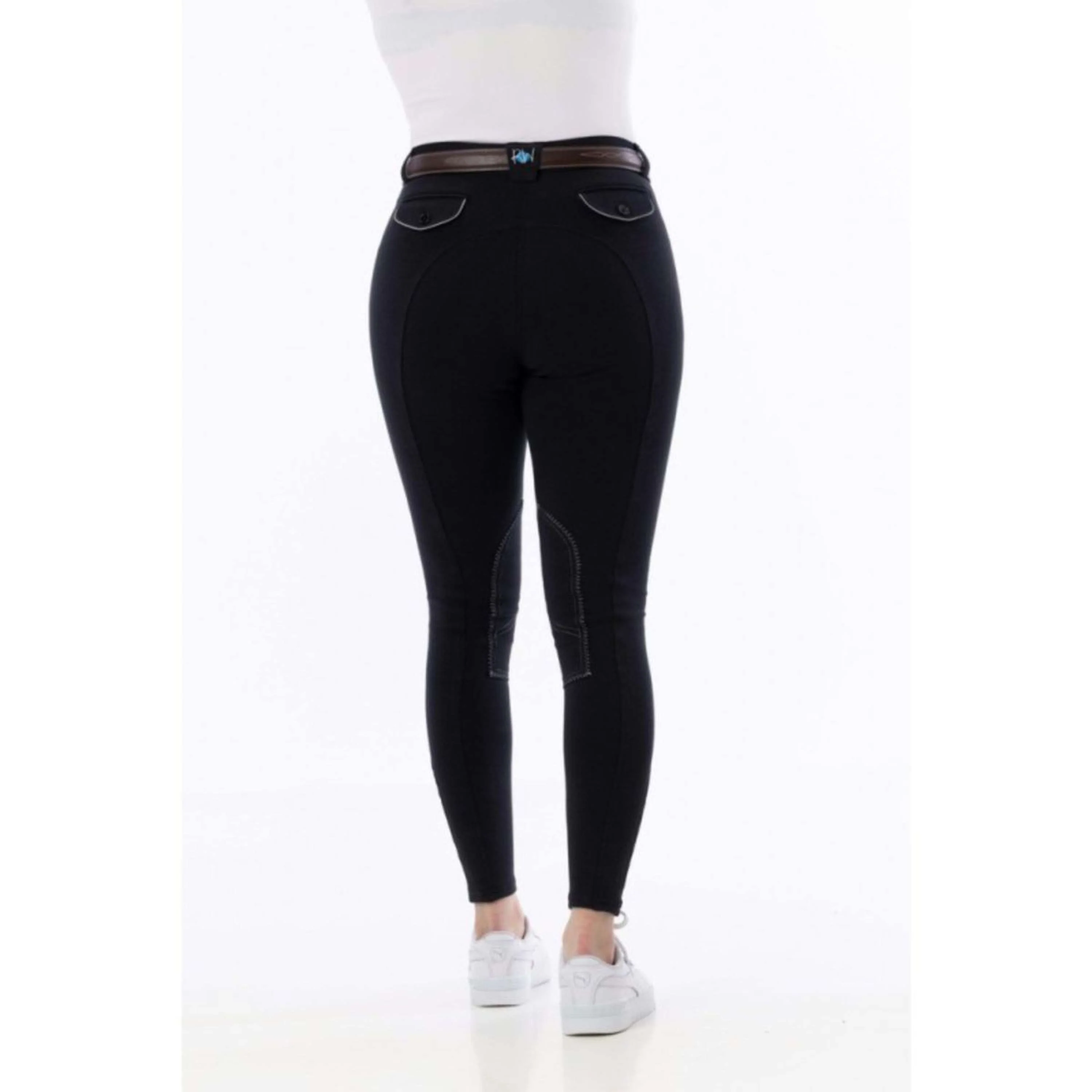 Riding World Pantaloni da Equitazione Alexandrie Nero - Image 3