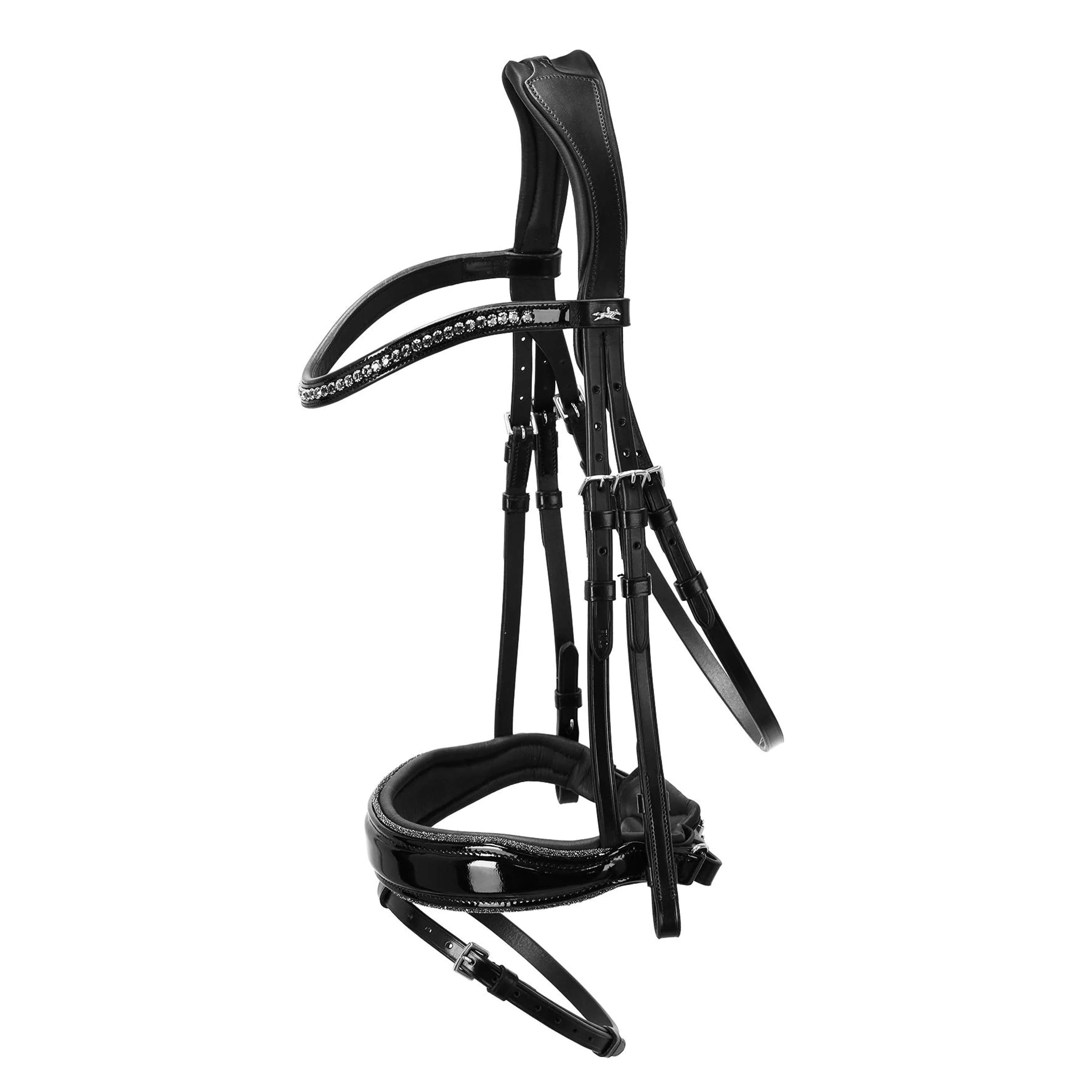Schockemöhle Briglia Nero/Vernice/Argento