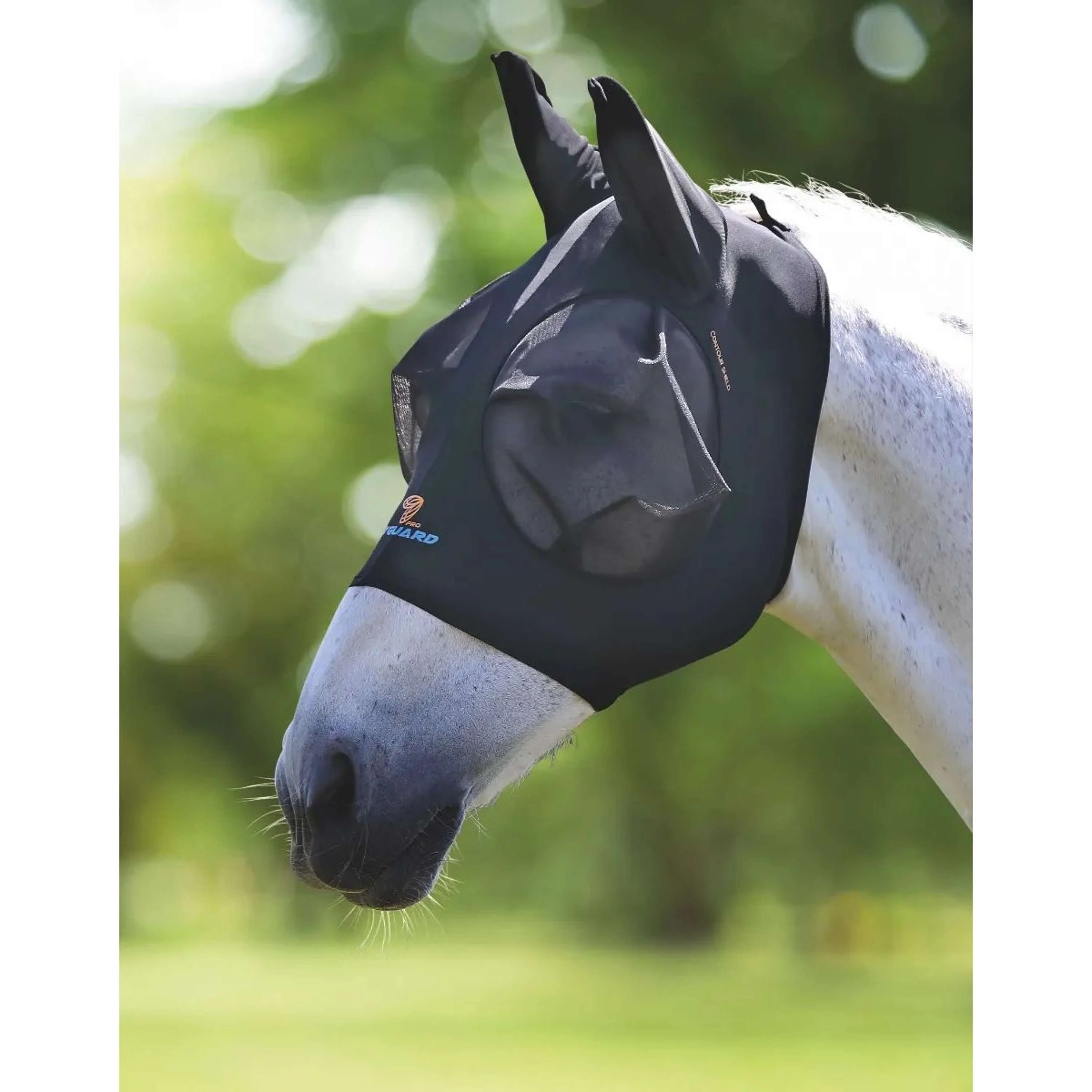 Shires Maschera per Mosche Stretch Nero intenso - Image 4