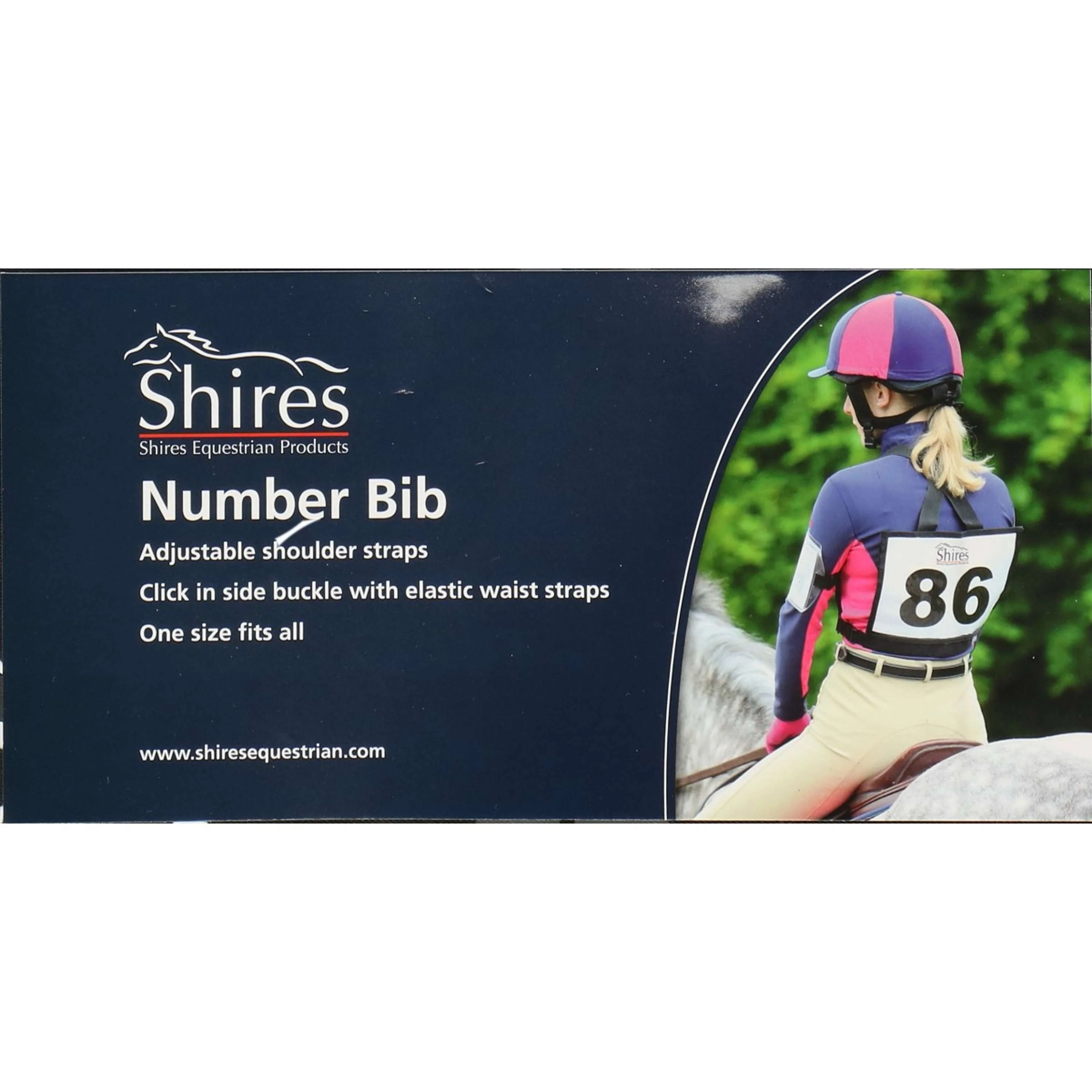 Shires Pettorale Numero Nero - Image 5