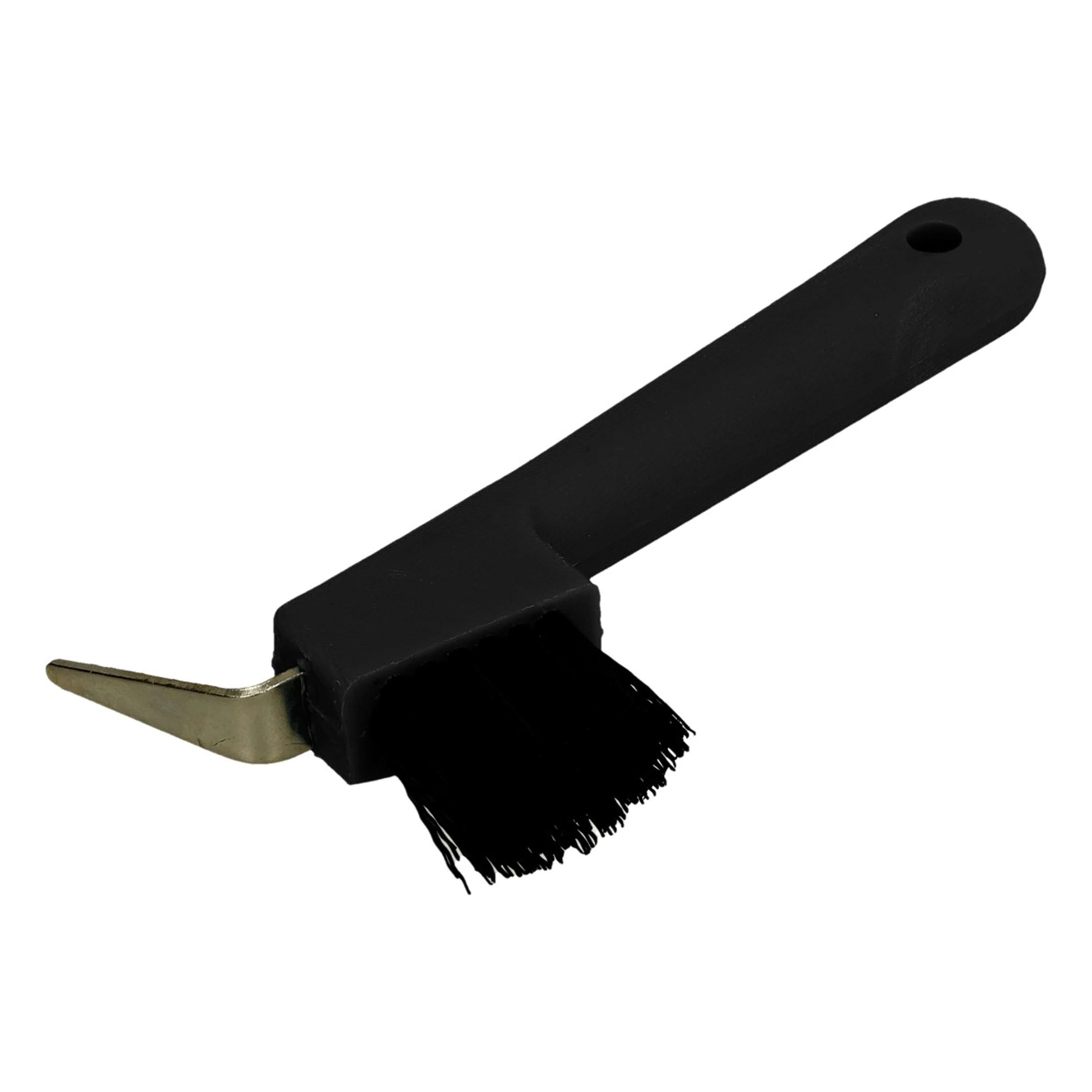 Shires Raschietto per zoccoli/Spazzola Nero