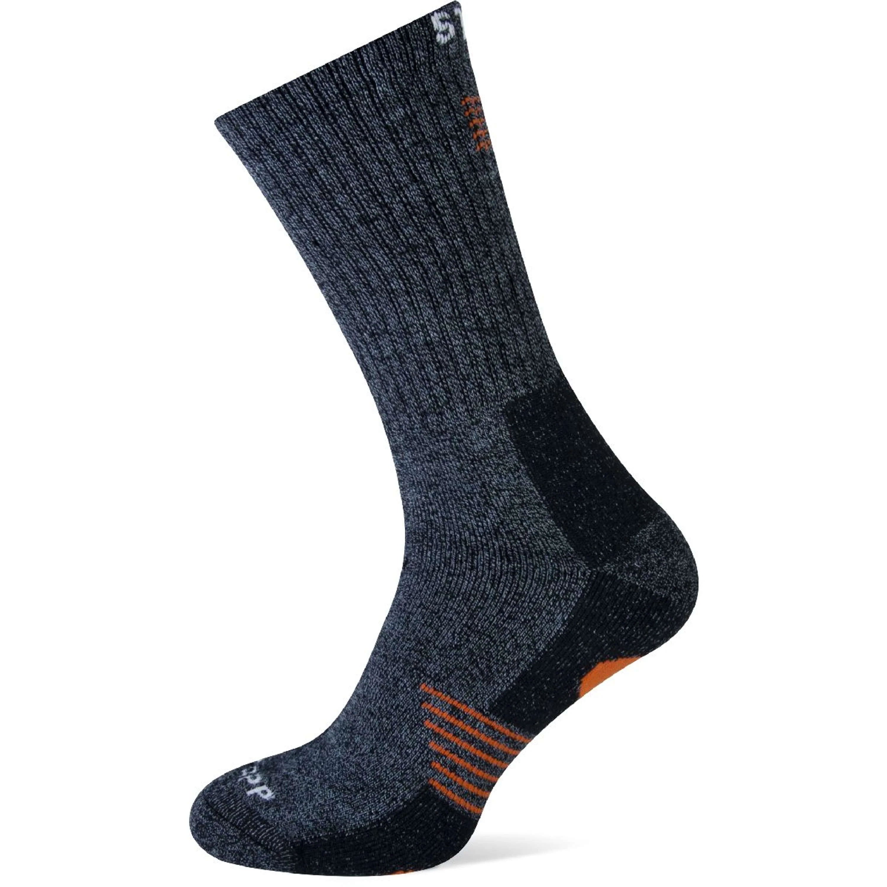 Stapp Techno Calzini Bamboo Grigio/Arancio
