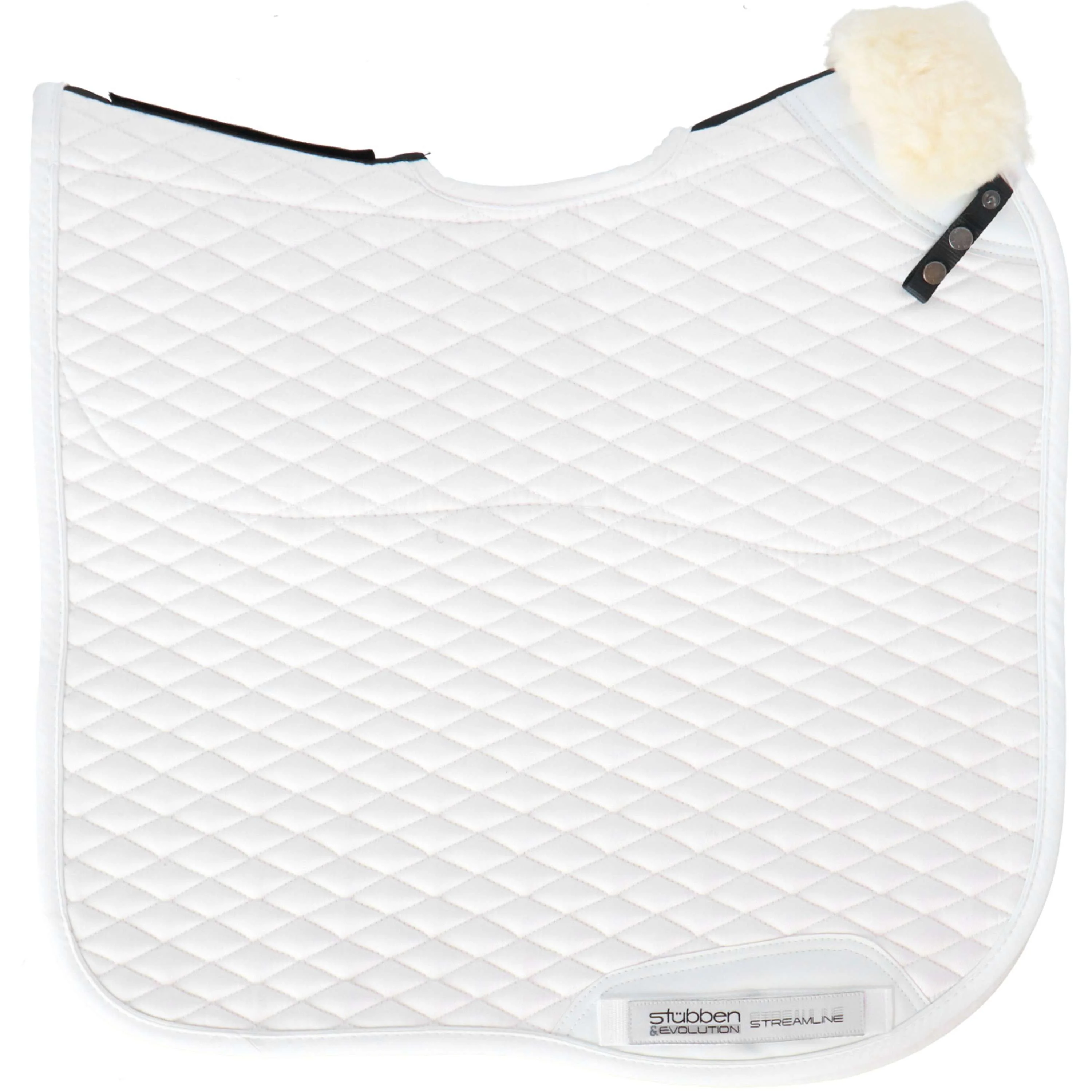 Stübben Sottosella Streamline Pelle di agnello da dressage Bianco - Image 4