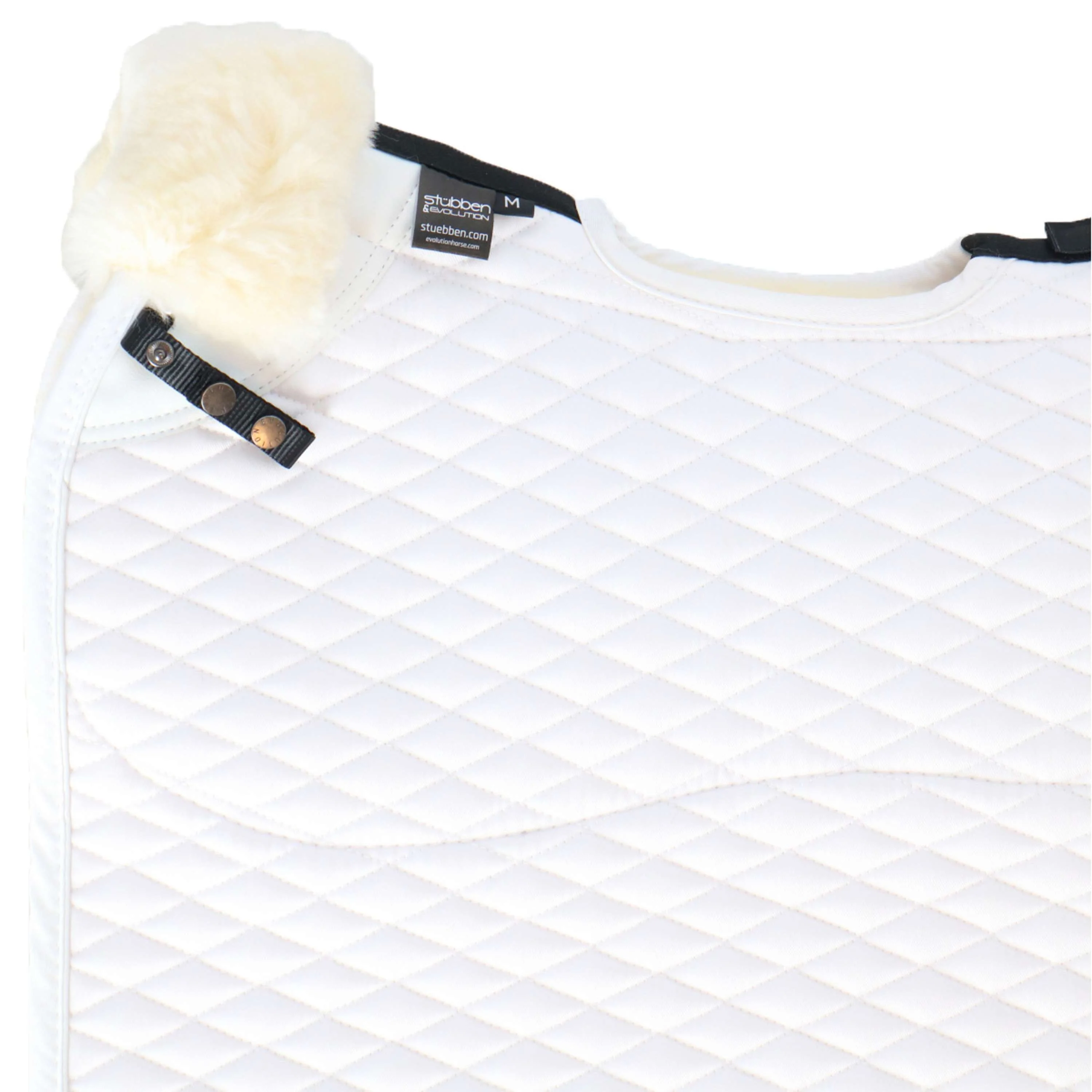 Stübben Sottosella Streamline Pelle di agnello da dressage Bianco - Image 6
