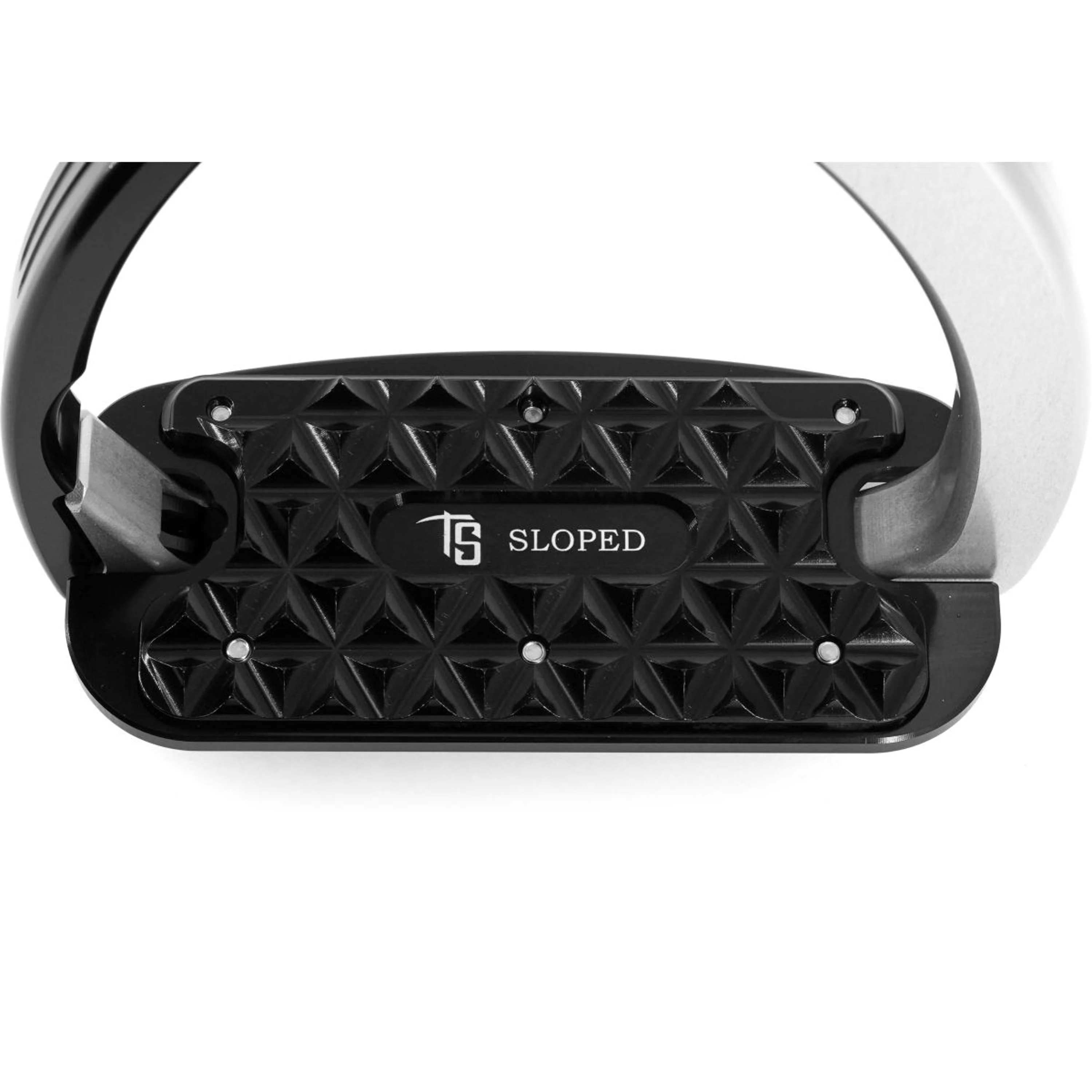Tech Stirrups Staffe Venice Sloped EVO Argento/Marrone - Image 3