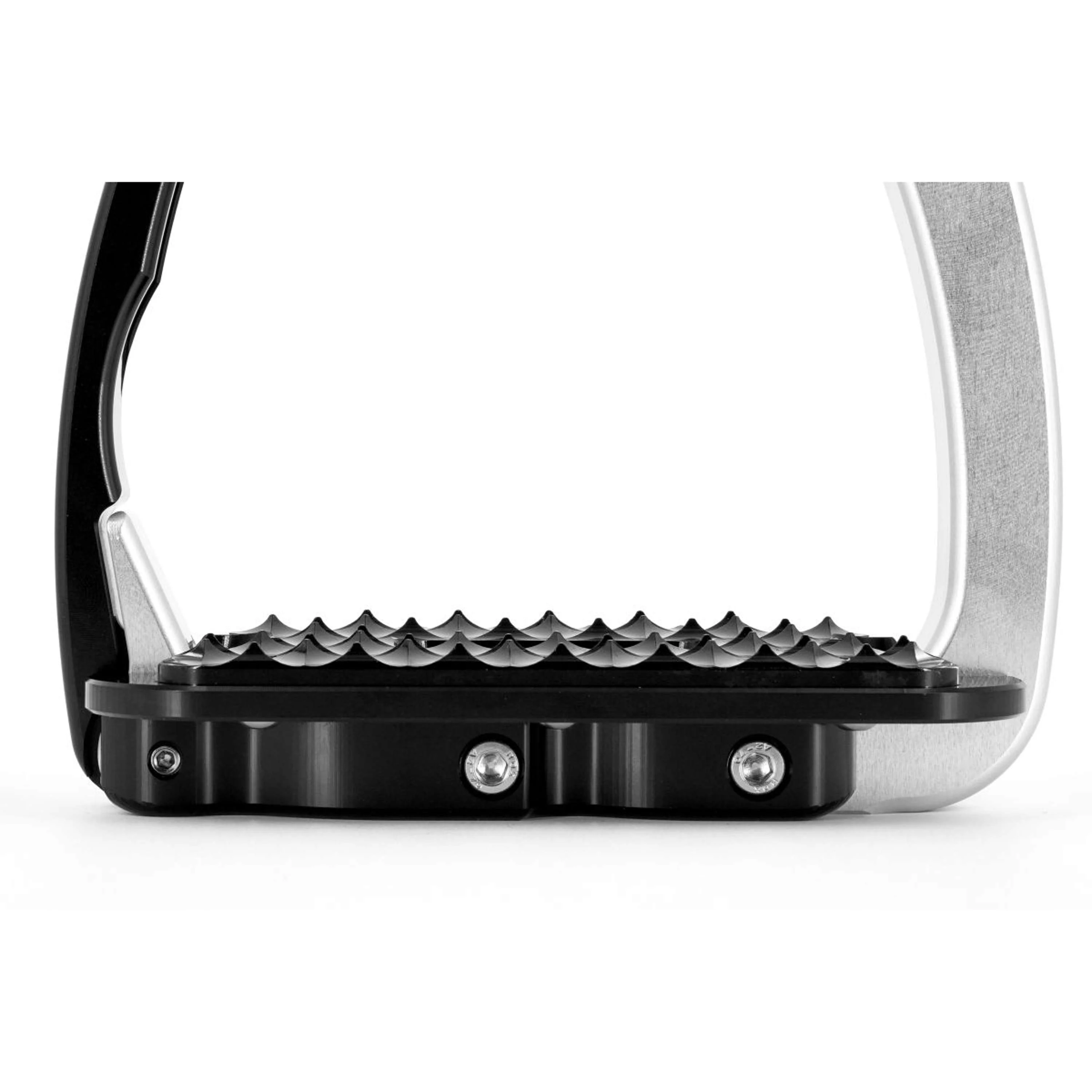 Tech Stirrups Staffe Venice Sloped EVO Nero Argento - Image 4