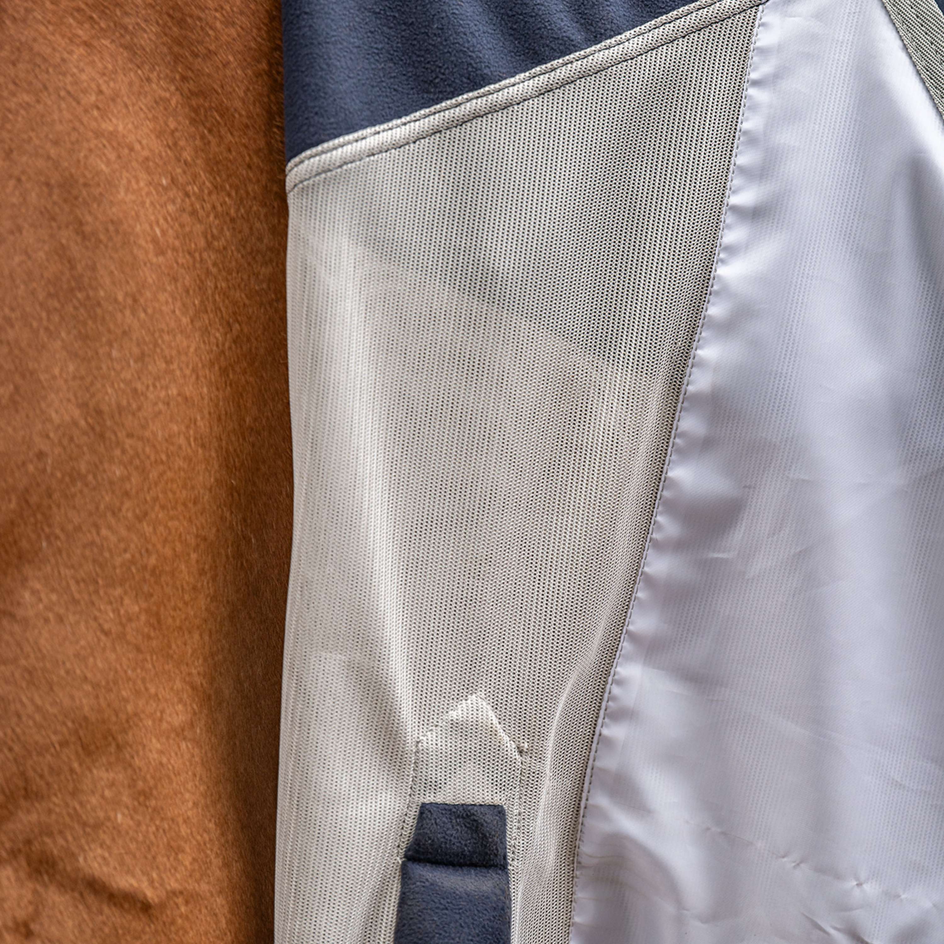 Velder Horsewear Premium Coperta Antimosche Rainless Fall Navy/Pearl Silver - Image 17