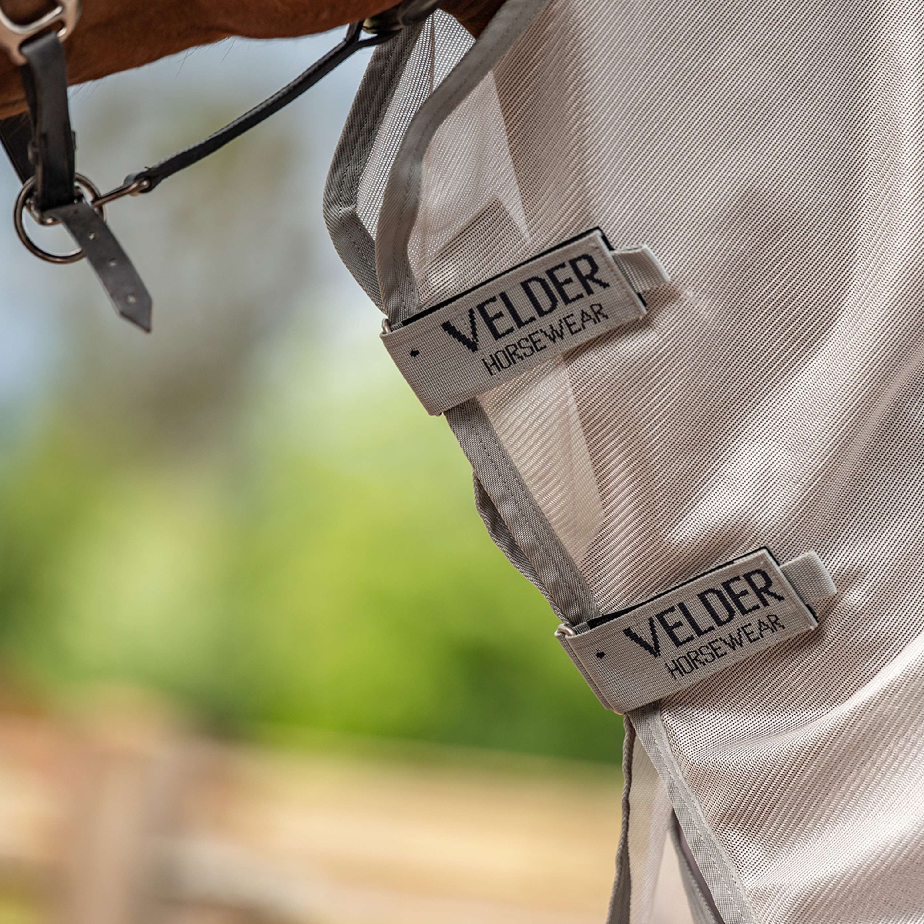 Velder Horsewear Premium Coperta Antimosche Rainless Fall Navy/Pearl Silver - Image 7