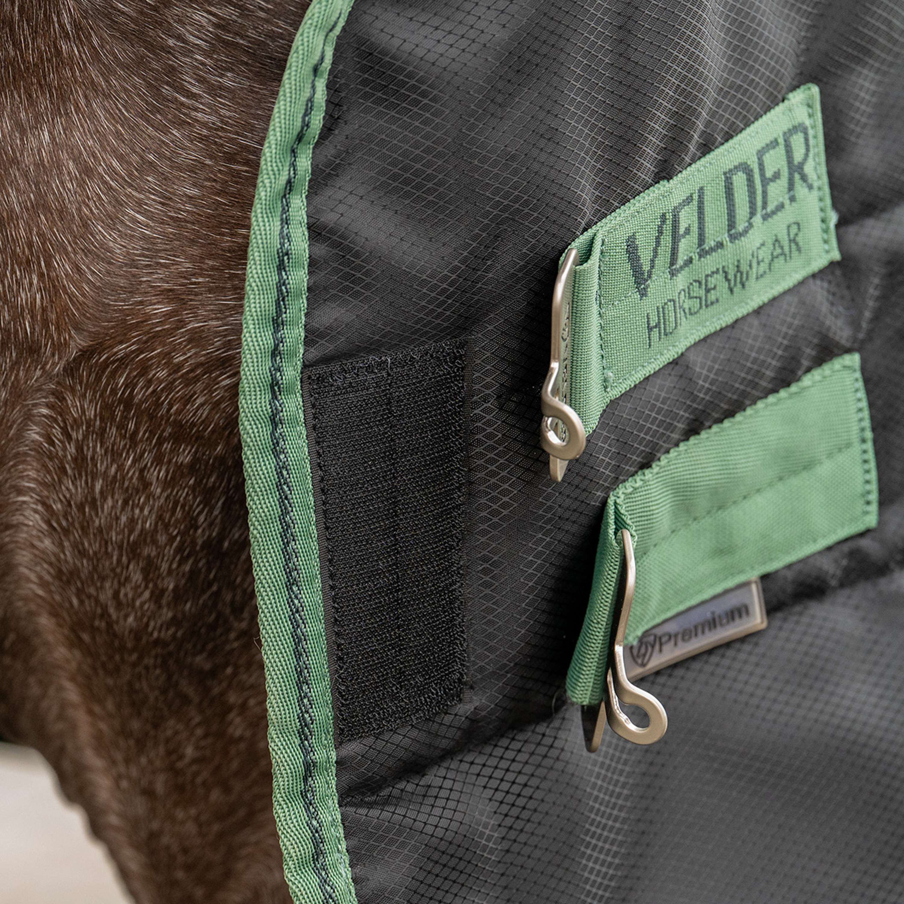 Velder Horsewear Premium Coperta da scuderia 210D 100g Nero - Image 4