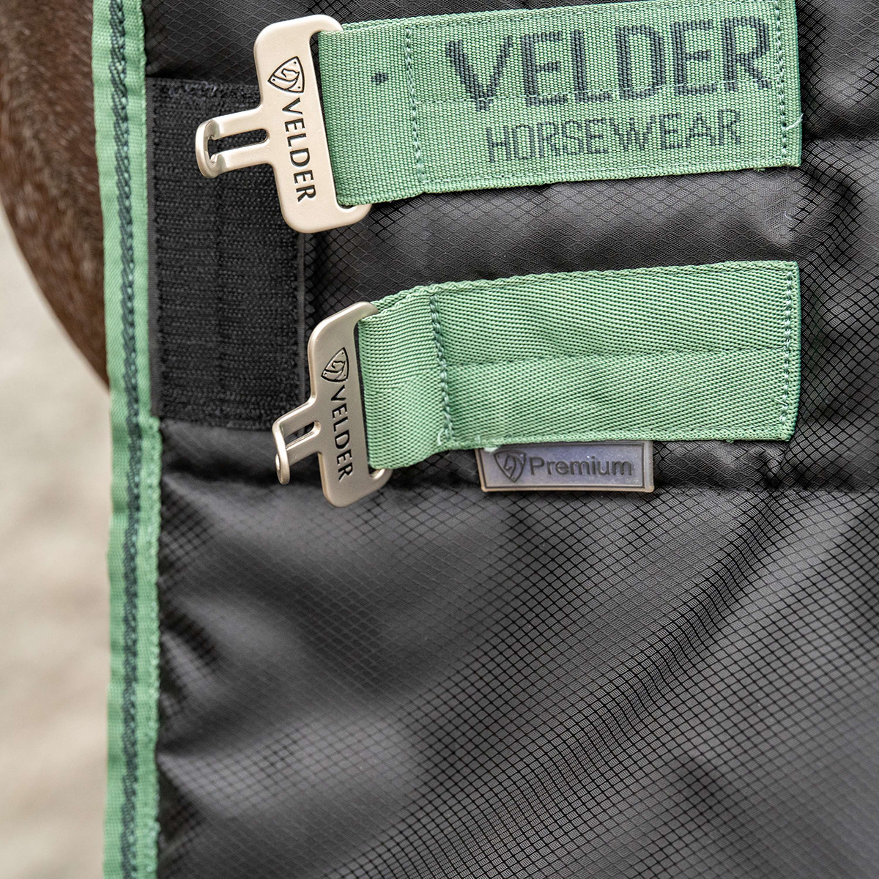 Velder Horsewear Premium Coperta da scuderia 210D 100g Nero - Image 5