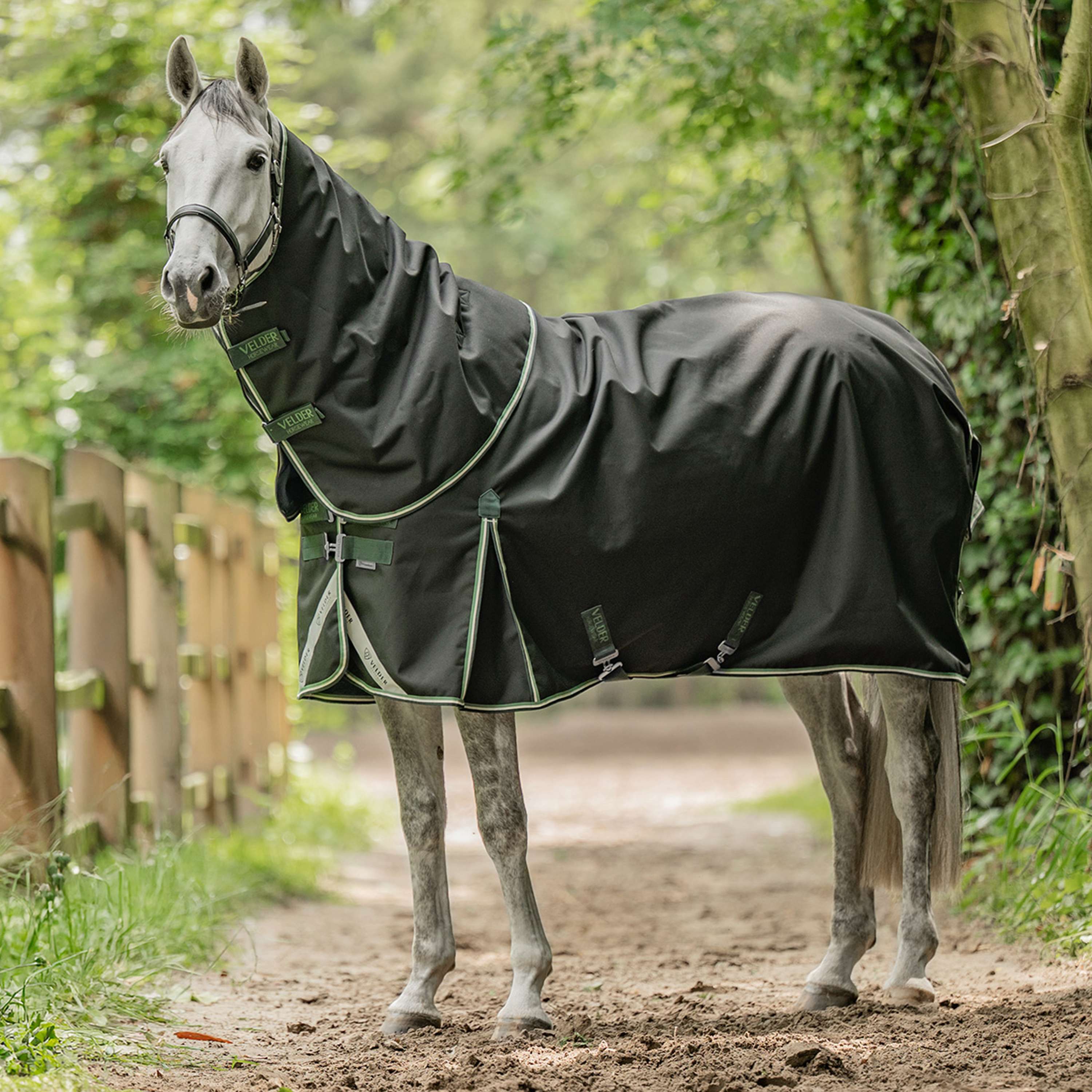 Velder Horsewear Premium Turnout 1200D 0g T Bar Night Forest - Image 12