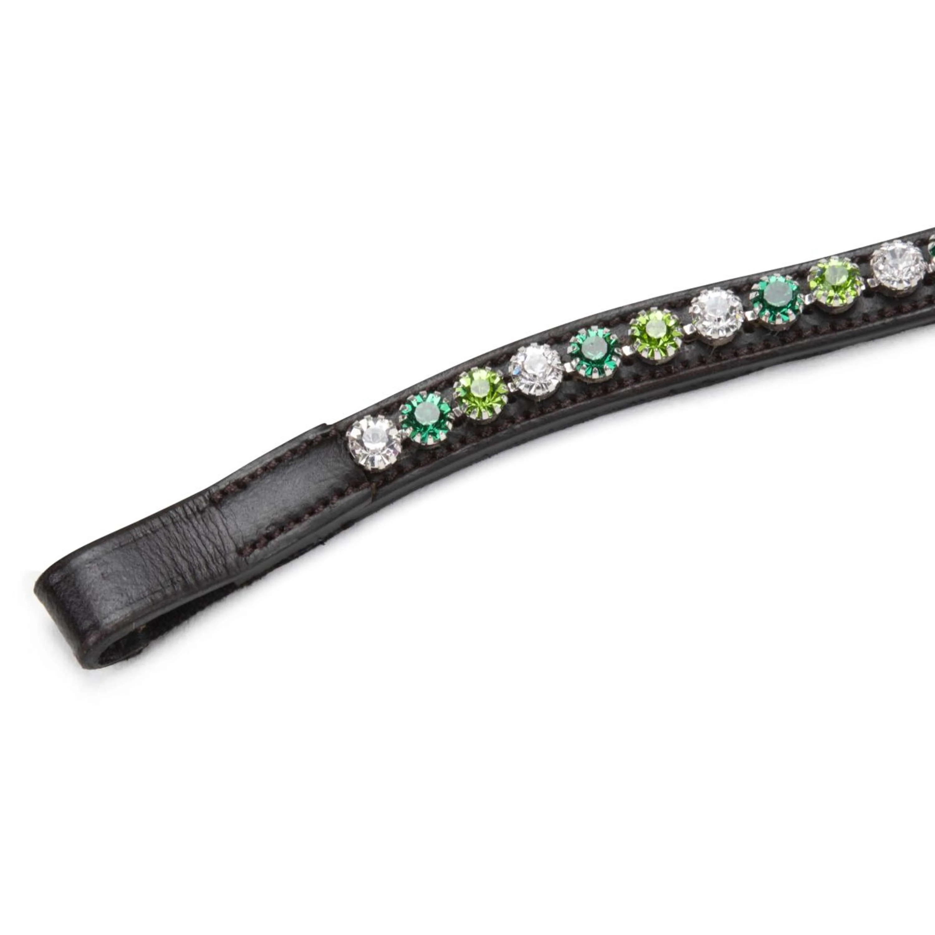 Velociti by Shires Frontalino GARA Green Diamante L'Avana - Image 3