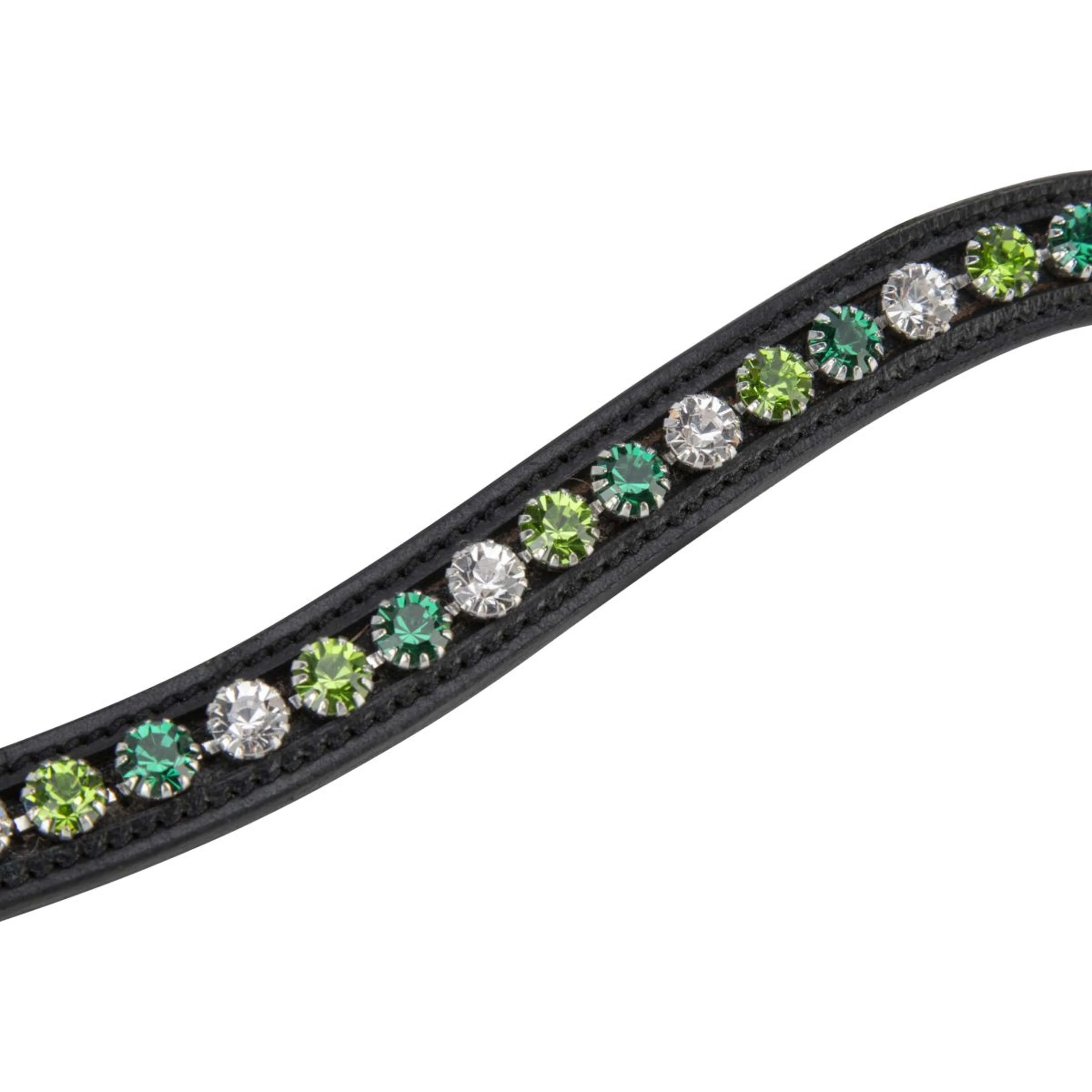 Velociti by Shires Frontalino GARA Green Diamante Nero - Image 5