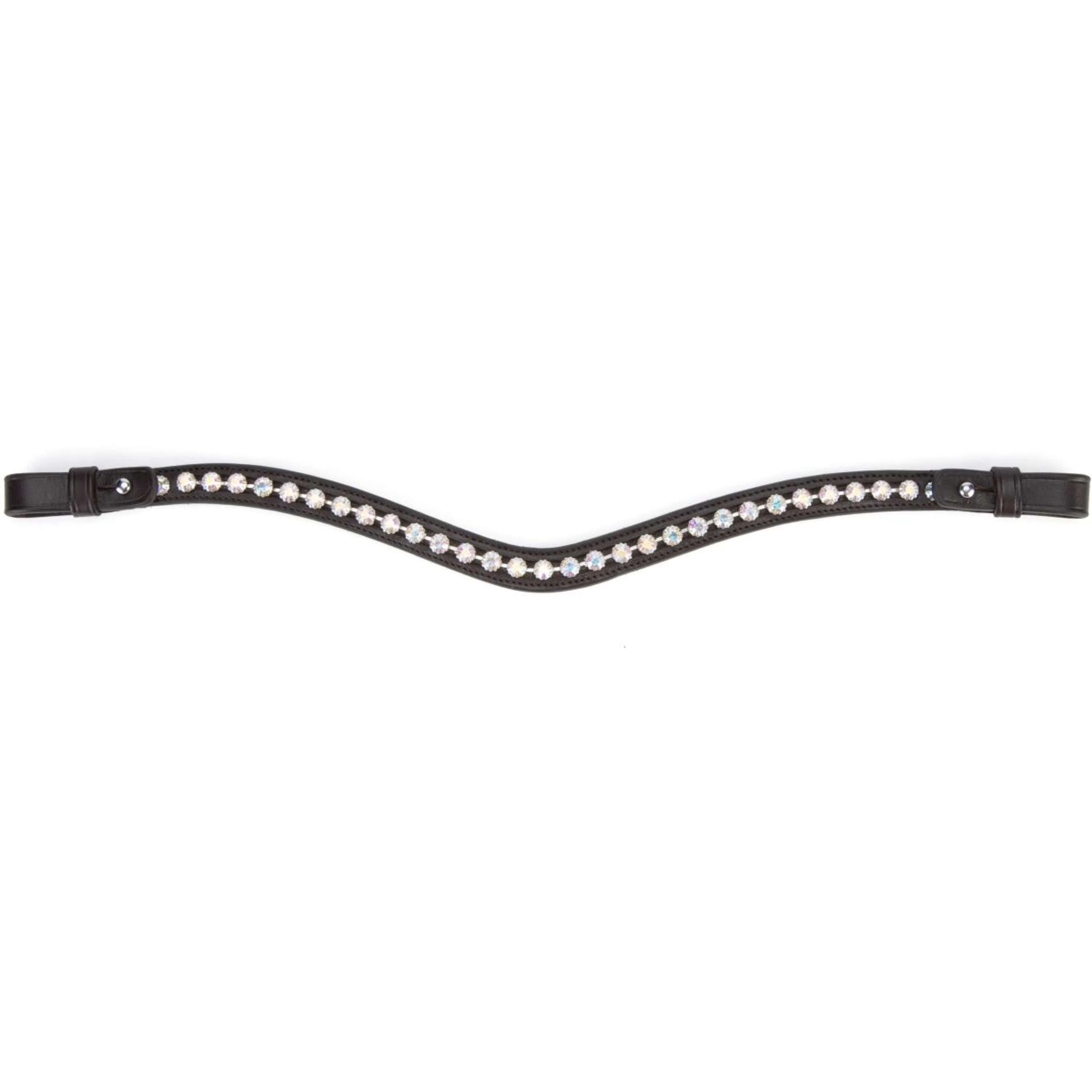 Velociti by Shires Frontalino GARA Iridescent Diamante L'Avana