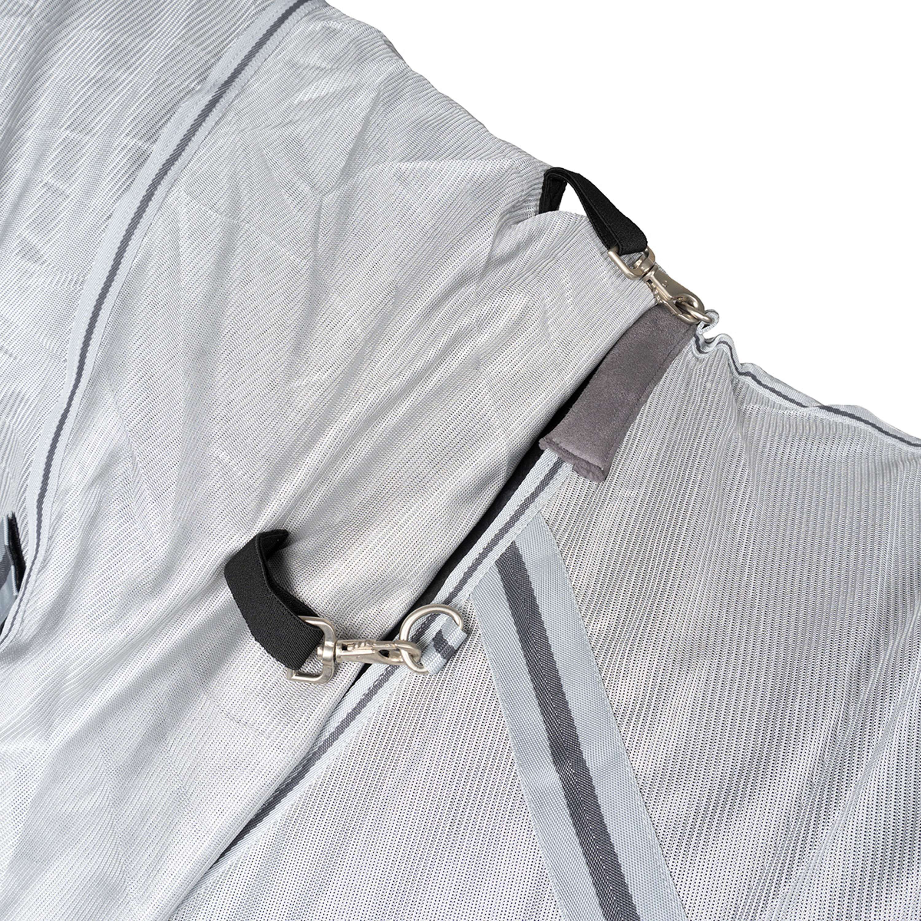 Waldhausen Coperta Antimosche Protect con Collo Staccabile Grigio argento/Grigio - Image 11