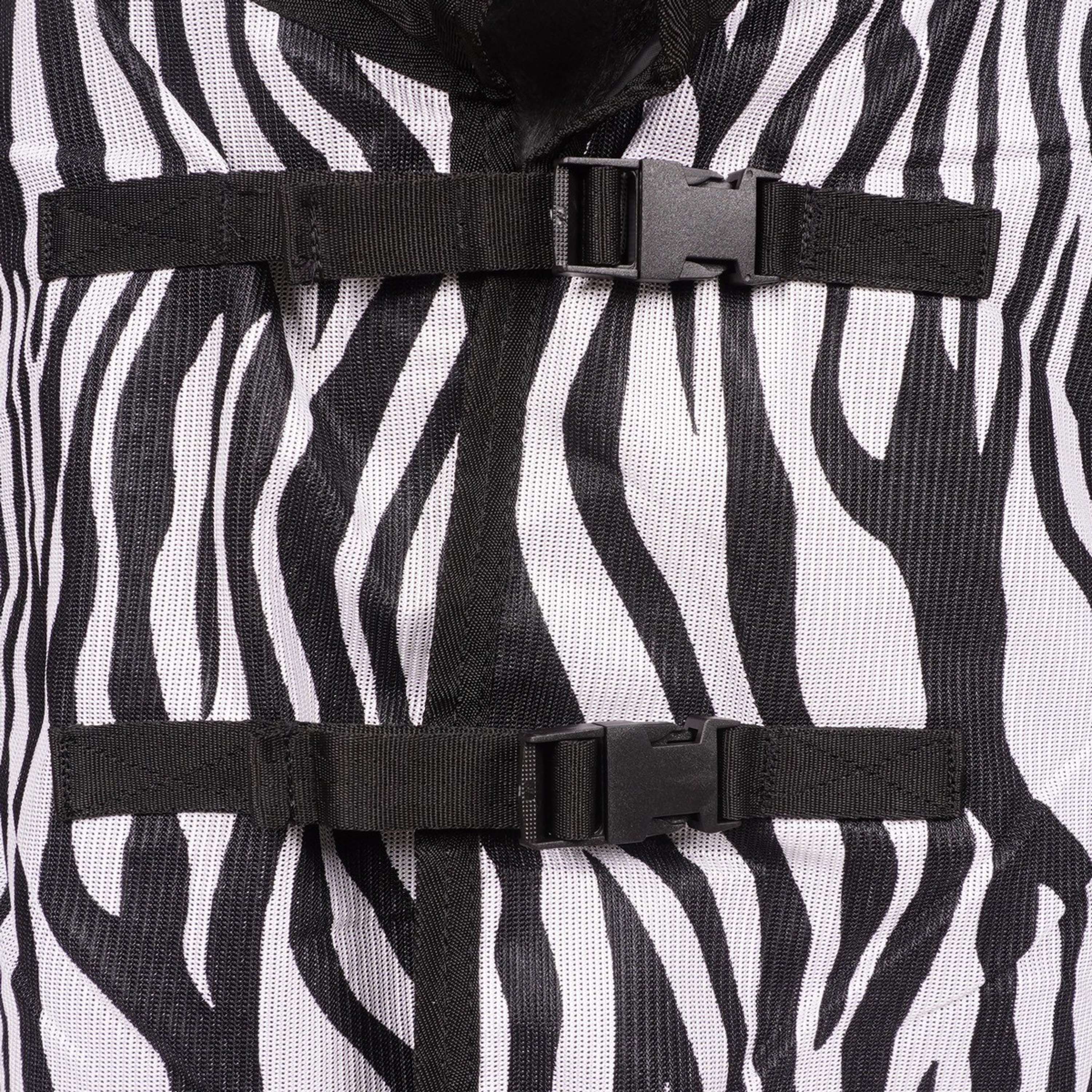 Waldhausen Coperta da equitazione anti-mosche Zebra con Frange Zebra - Image 2