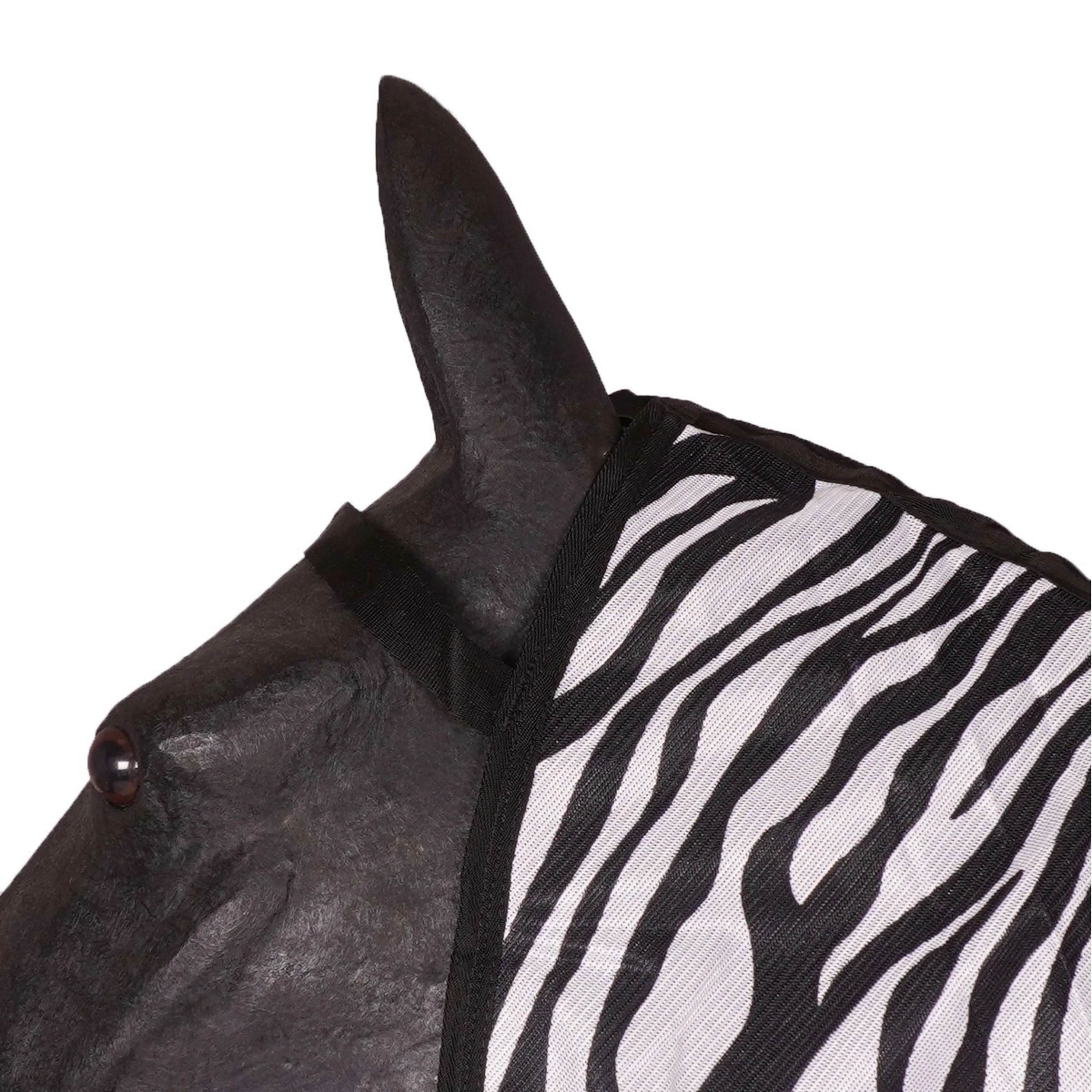 Waldhausen Coperta da equitazione anti-mosche Zebra con Frange Zebra - Image 4