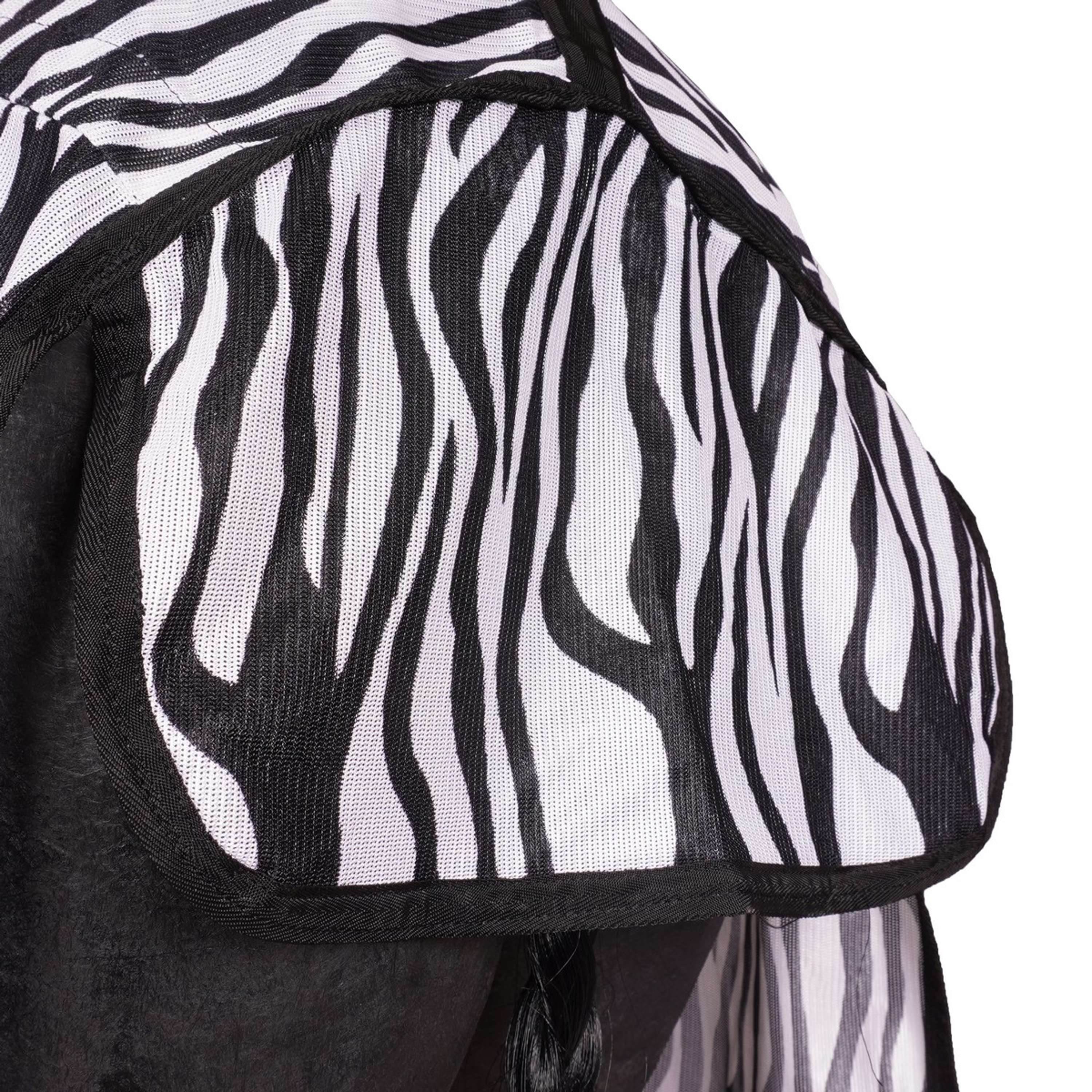 Waldhausen Coperta da equitazione anti-mosche Zebra con Frange Zebra - Image 6