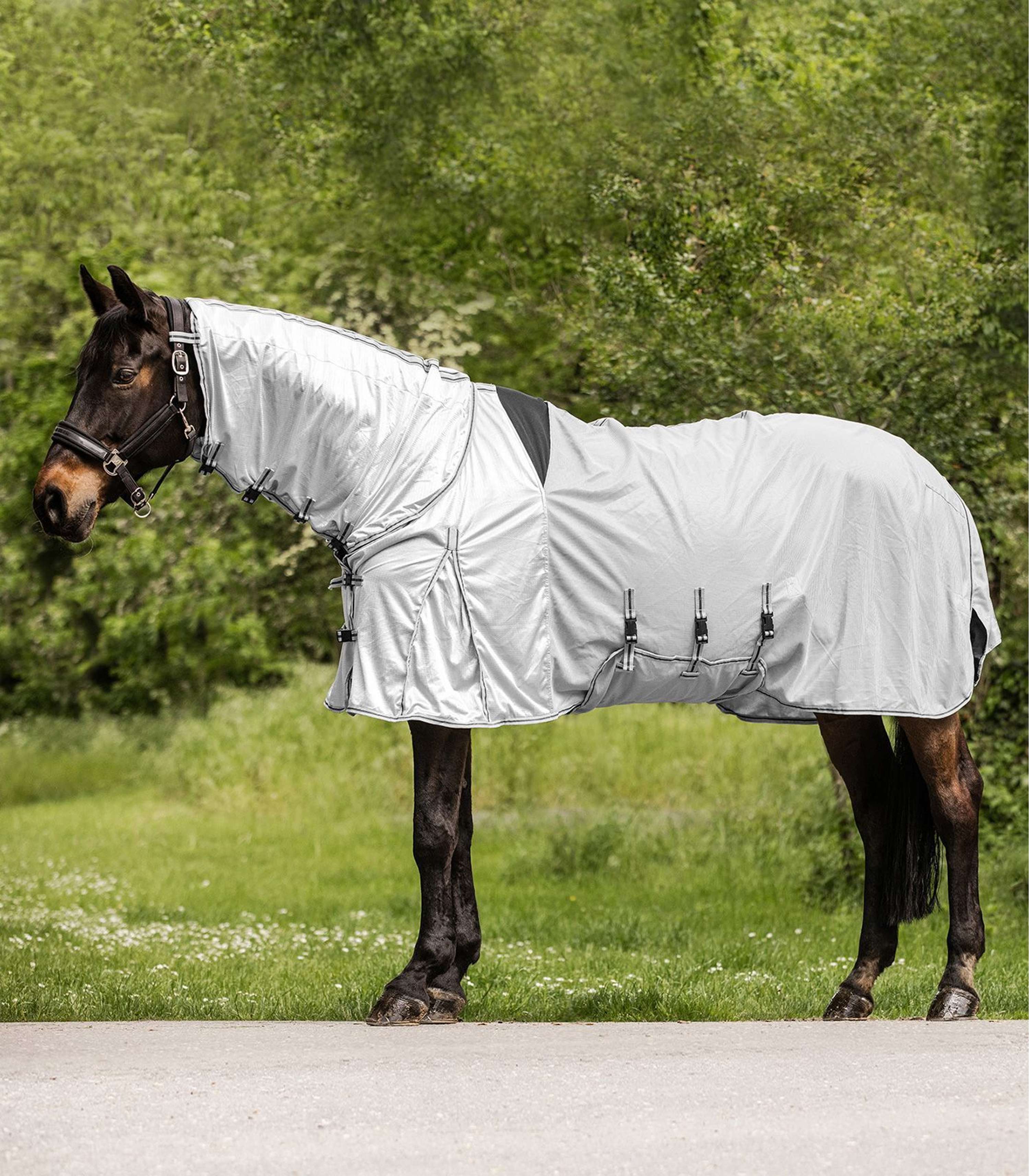 Waldhausen Ekzema/Fliegendecke Protect Grigio argento/Grigio