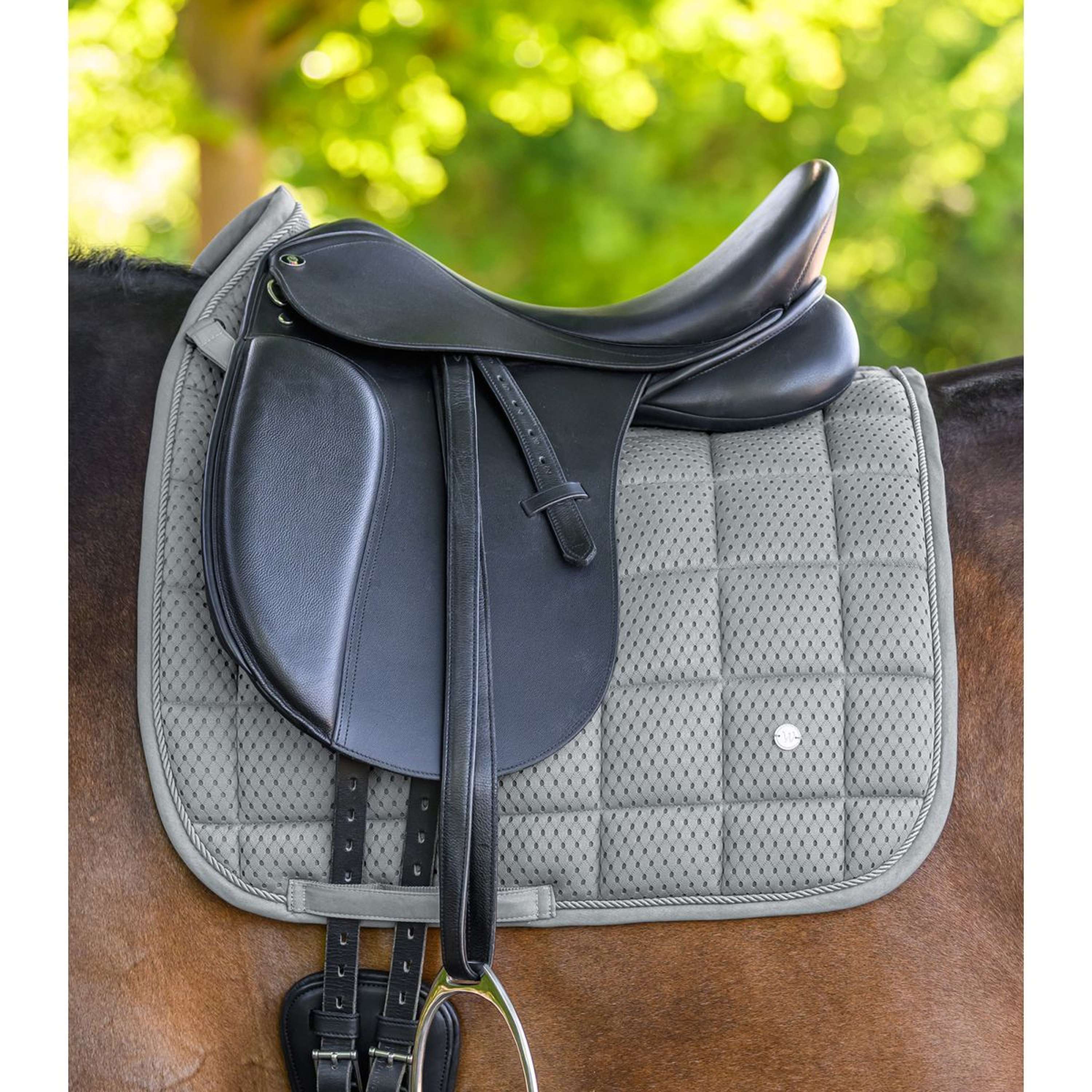 Waldhausen Sottosella Breath Performance Dressage Chrome Grey - Image 2