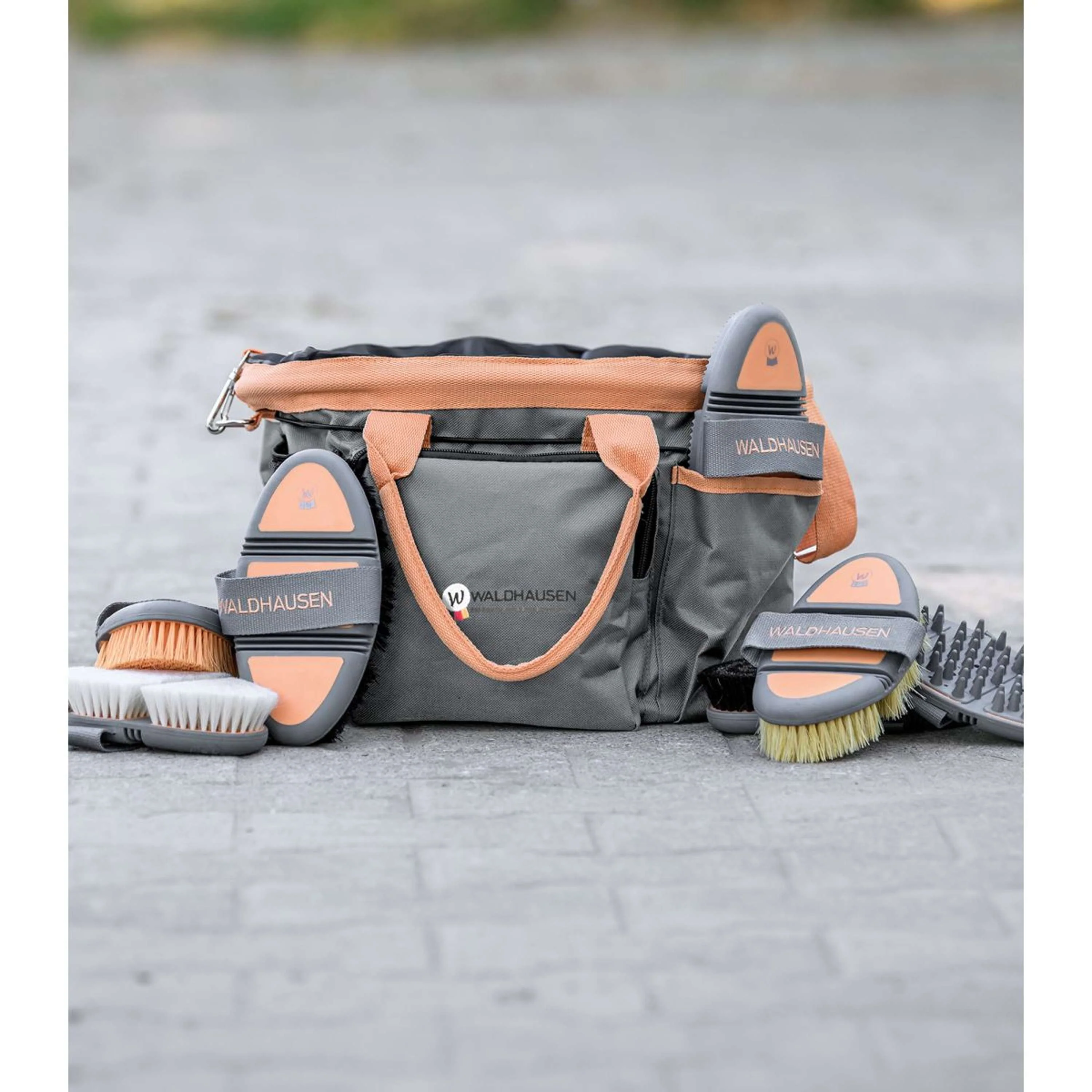 Waldhausen Spazzola Dura Flex Peach/Chrome Grey - Image 4