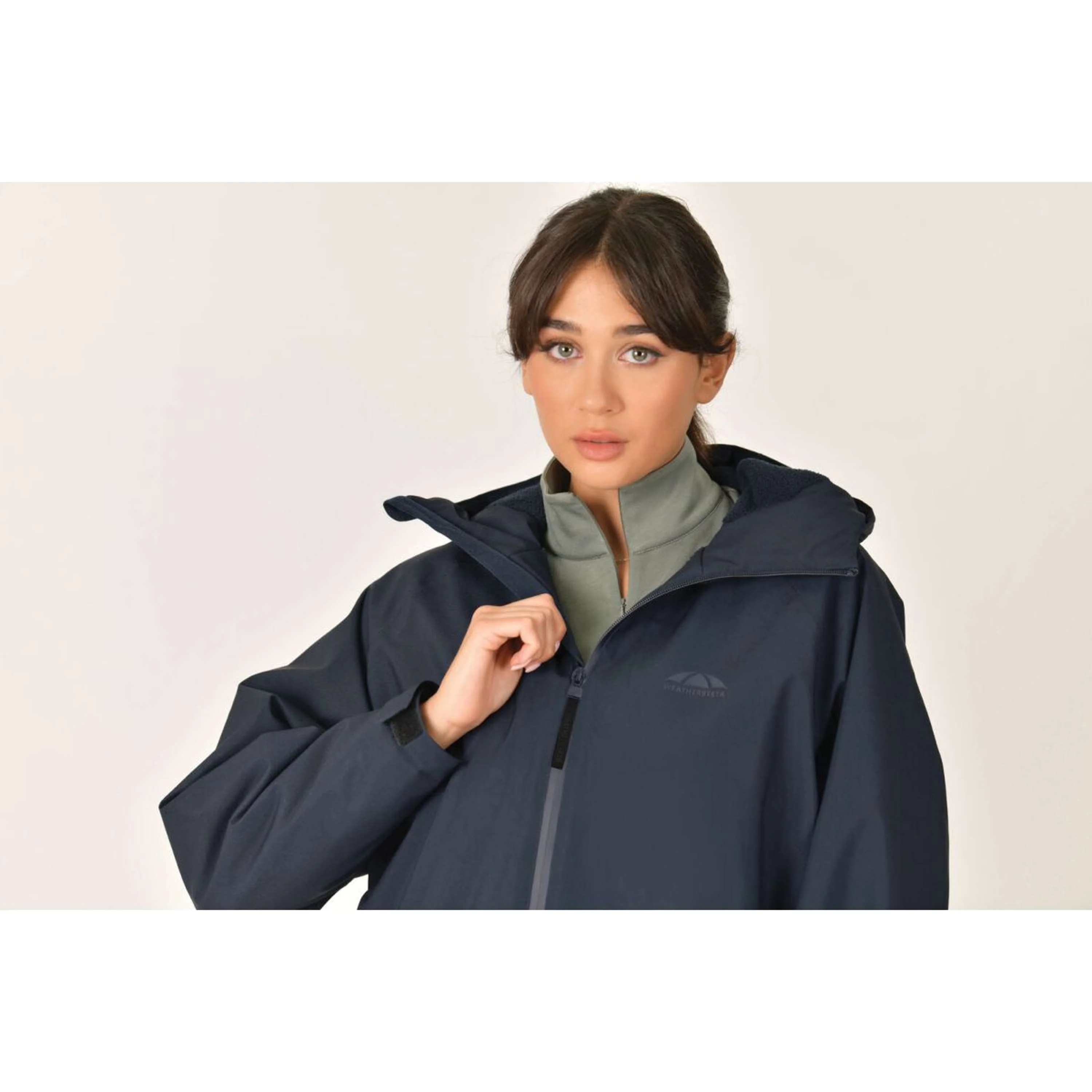 WeatherBeeta Cappotto Lungo All Weather Field Navy - Image 2